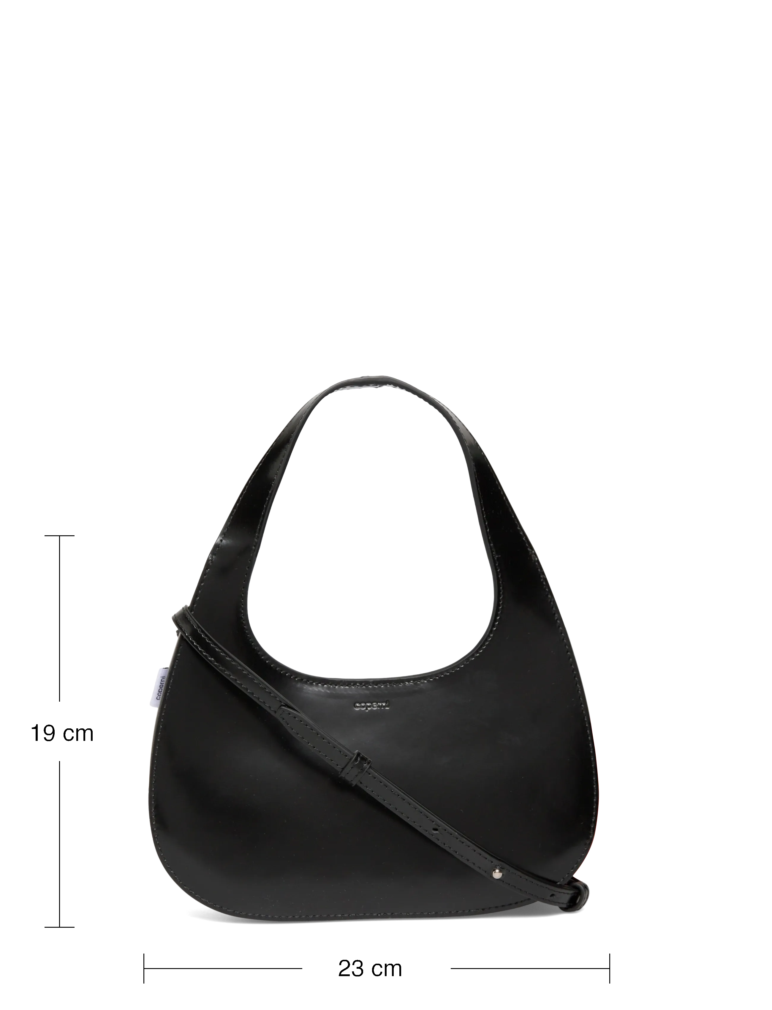 Coperni - Swipe Baguette shoulder bag - shoulder bags - black - 3