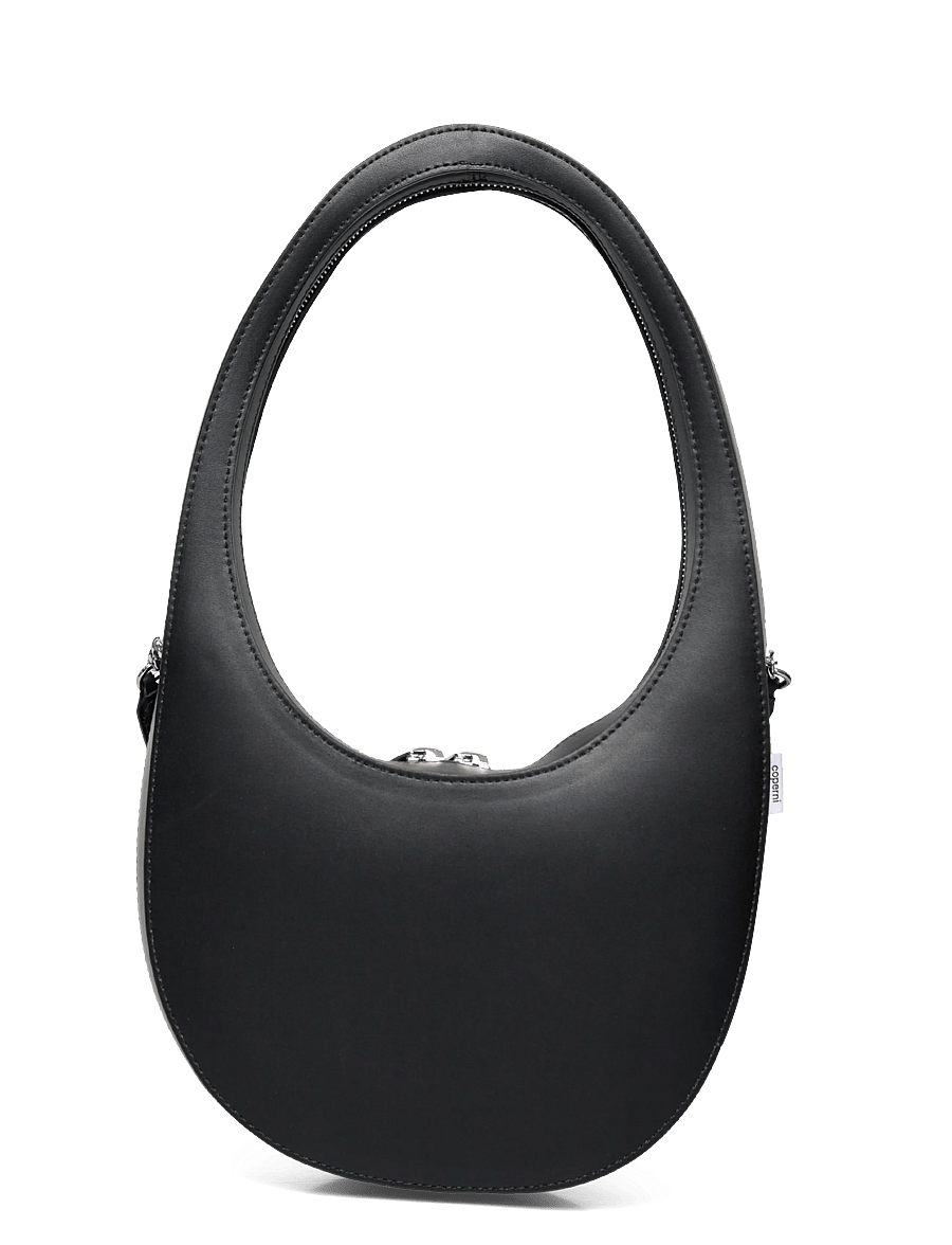 Coperni - Swipe Leather Shoulder Bag - Õlakotid - black - 1