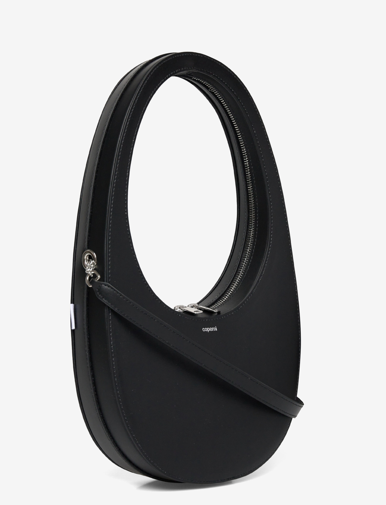 Coperni - Swipe Leather Shoulder Bag - skuldertasker - black - 2