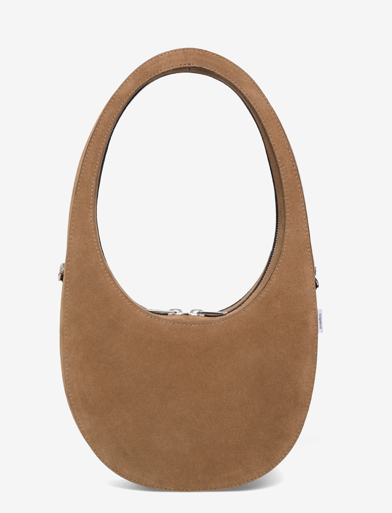 Coperni - Swipe Leather Shoulder Bag - skuldertasker - brown - 1