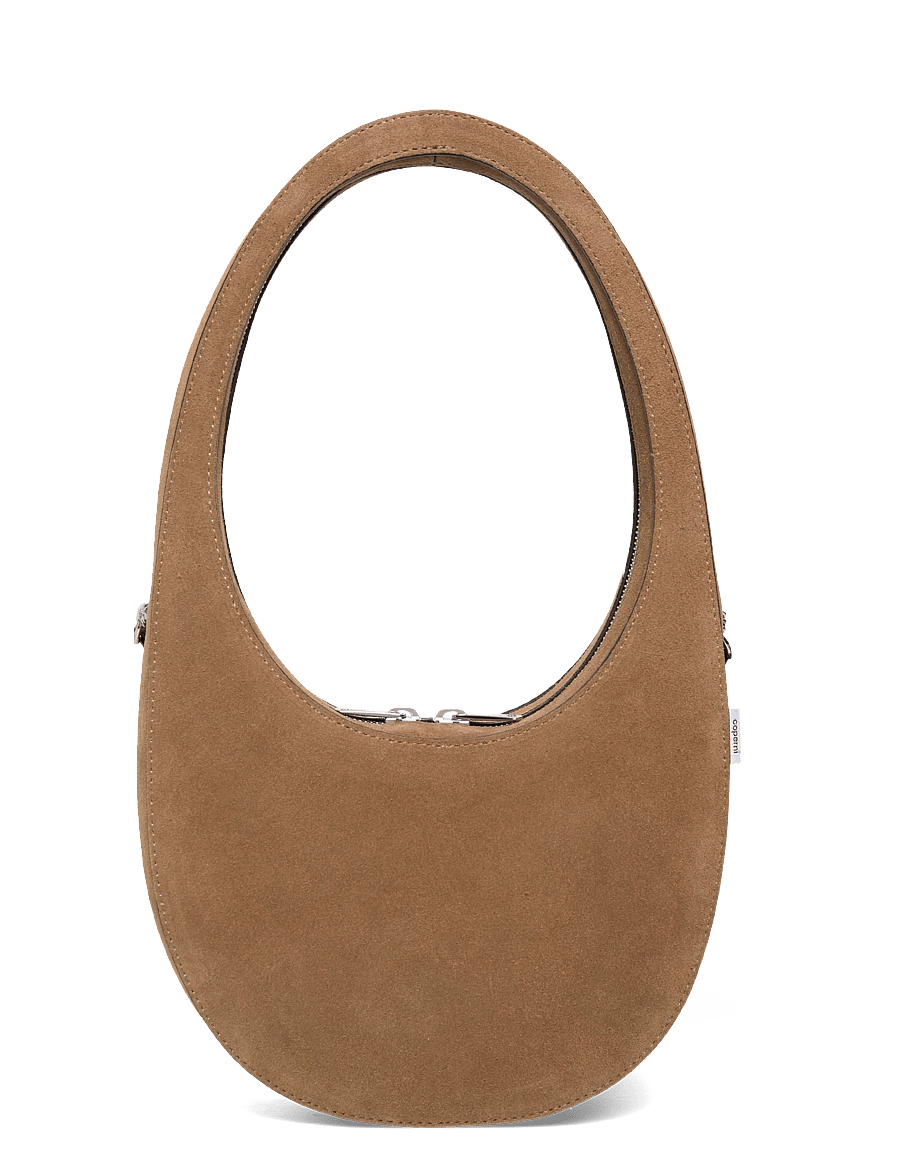 Coperni - Swipe Leather Shoulder Bag - Õlakotid - brown - 1