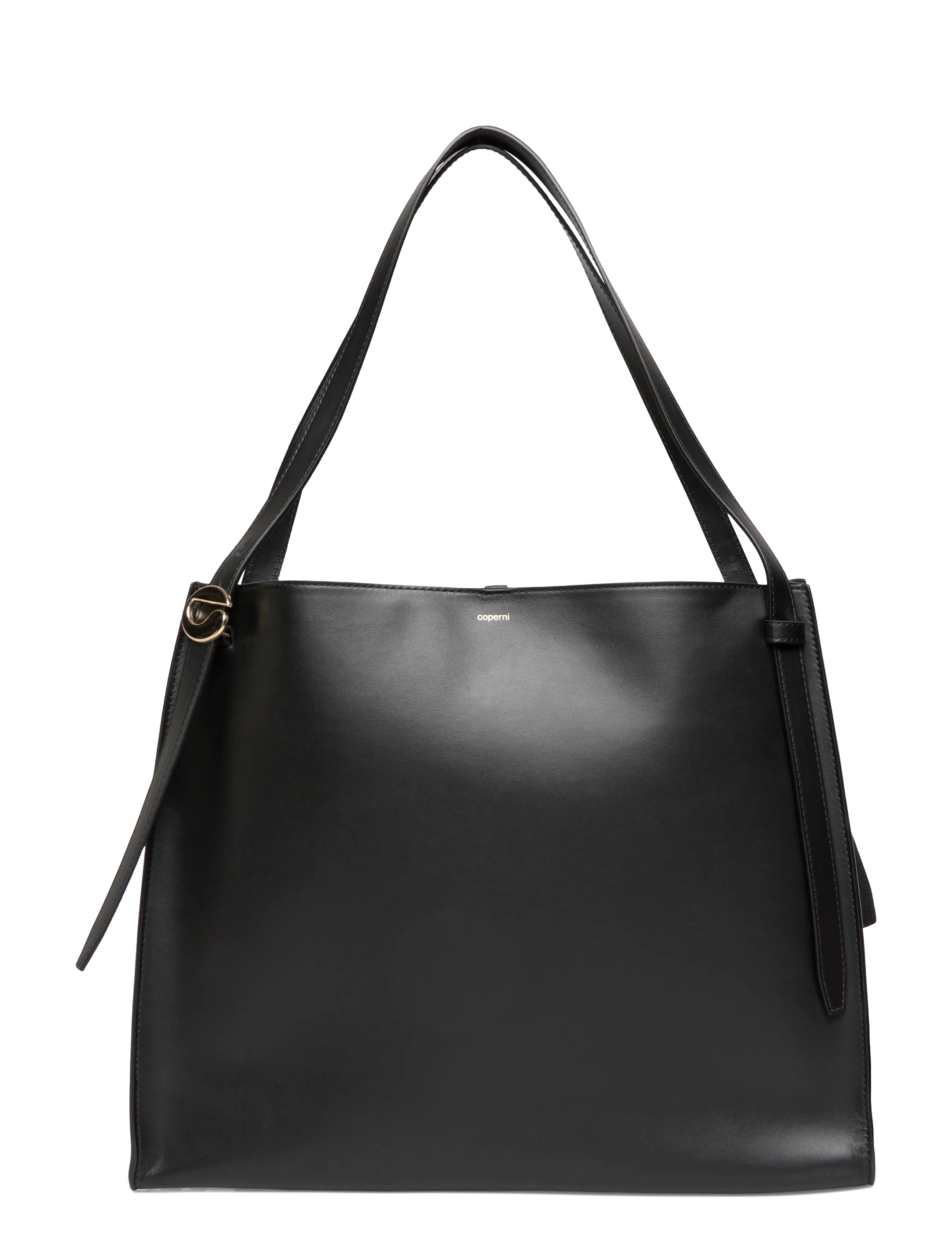 Coperni Logo Belt Tote bag - Bags - BLACK / black