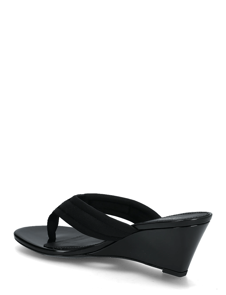 Coperni - Platform thong wedge sandals - platåsandaler - black - 2