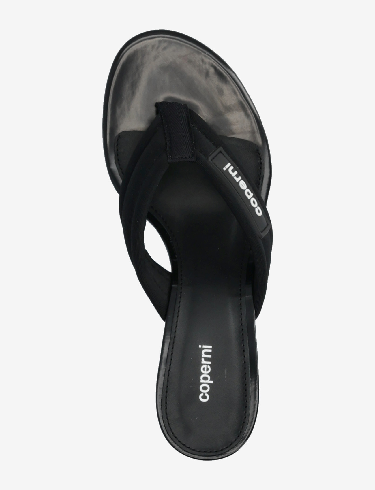 Coperni - Platform thong wedge sandals - platformsandaler - black - 3