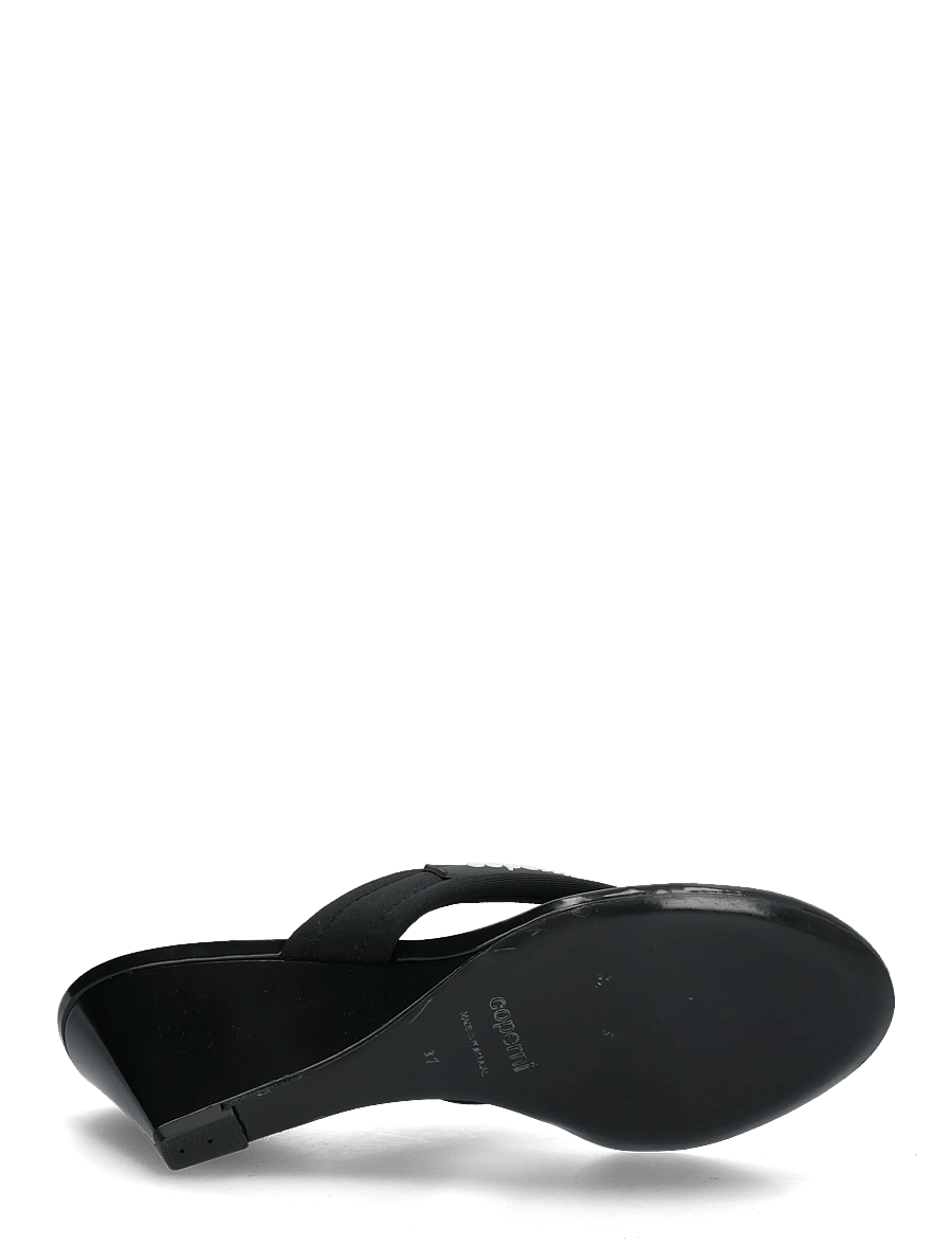 Coperni - Platform thong wedge sandals - platåsandaler - black - 4