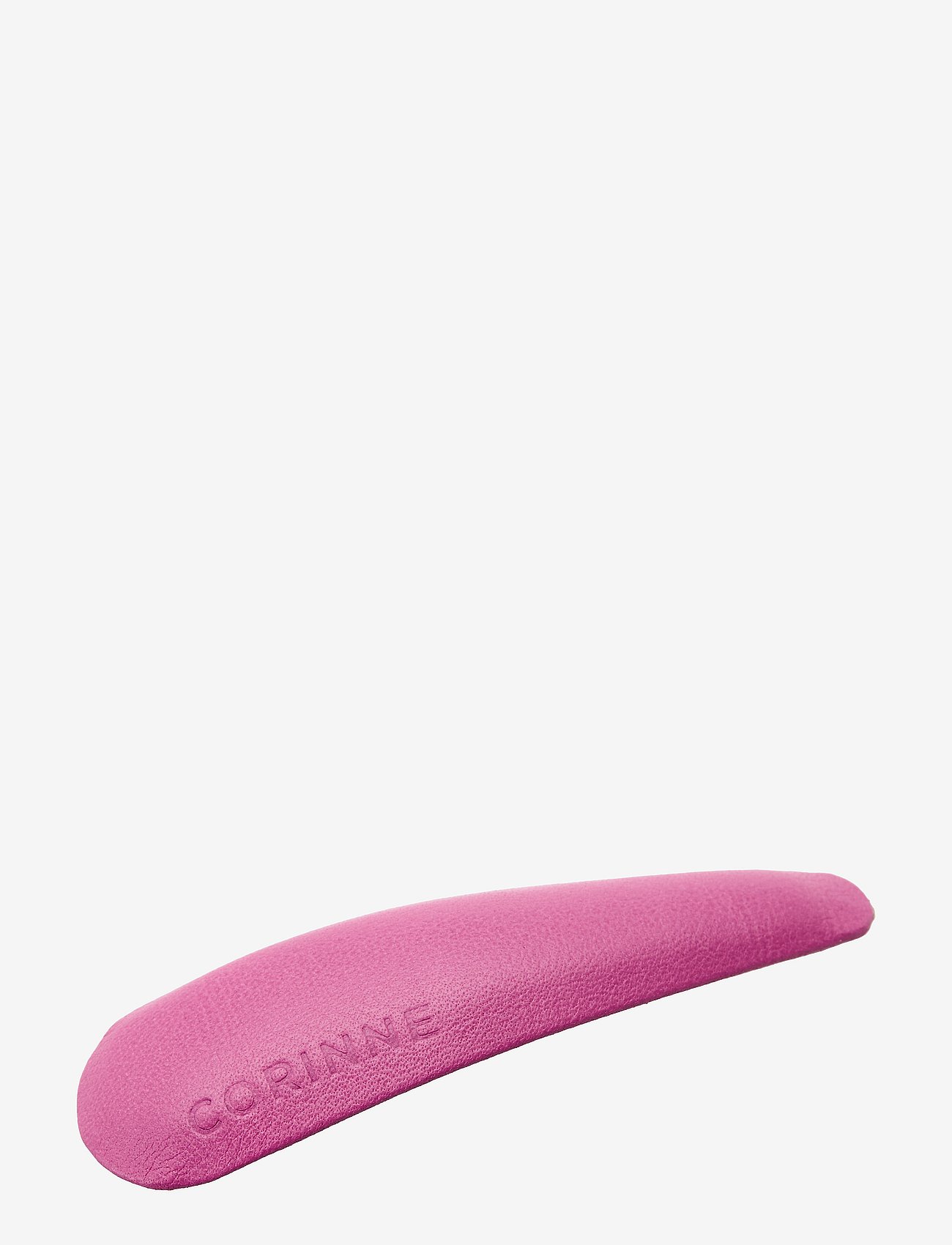 Leather Barette - FUSCHIA
