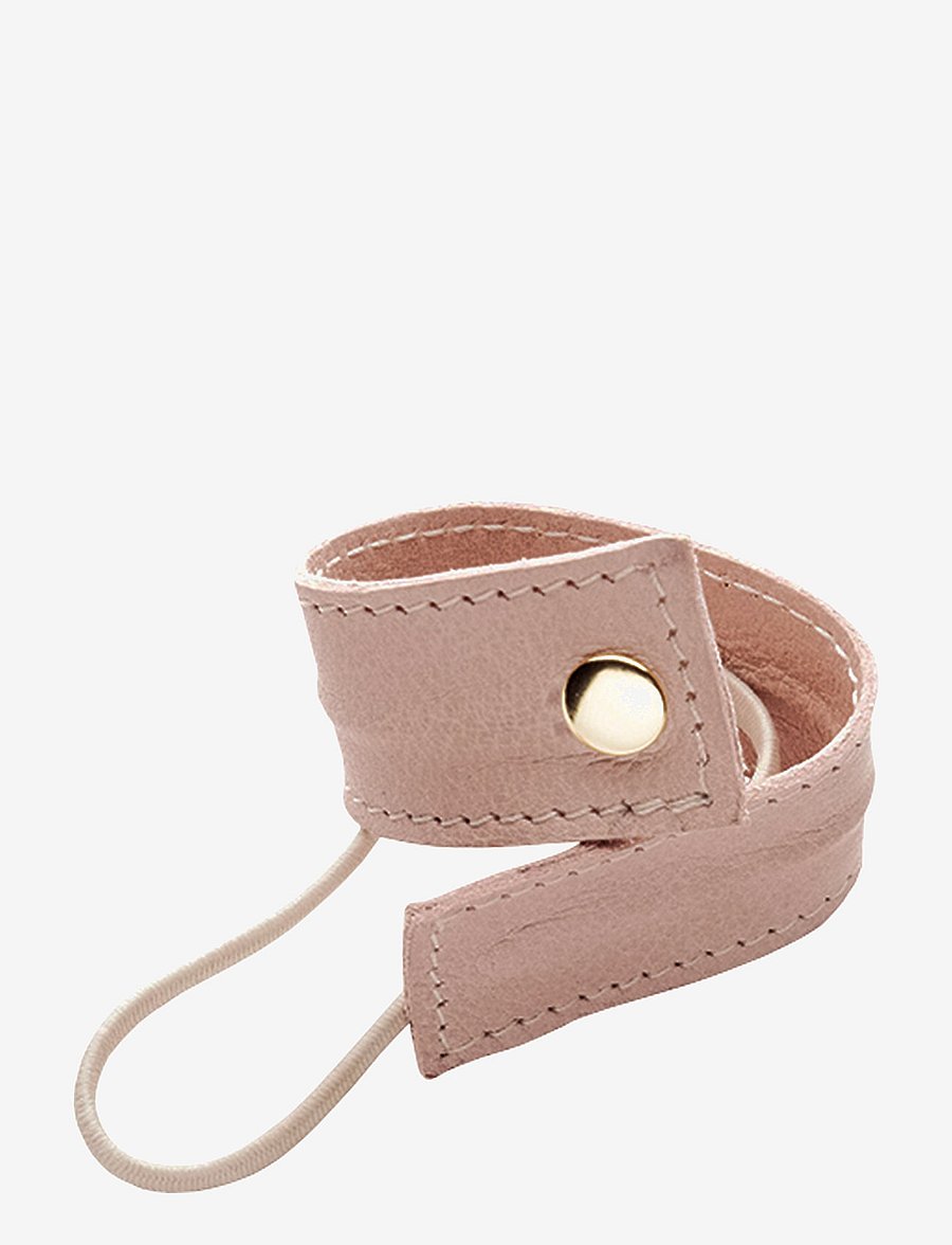Corinne - Leather Band Short Bendable - hårsnoddar och hårband - pink - 0