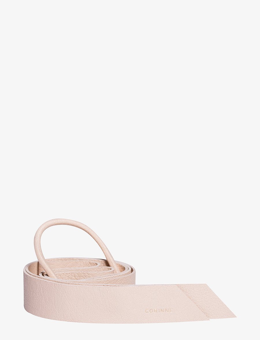 Corinne - Leather Band Long - juuksepaelad ja -klambrid - beige - 1