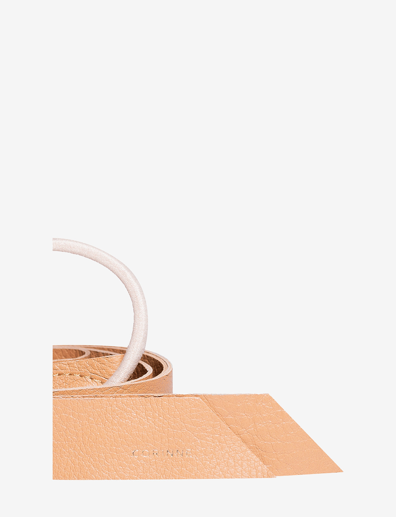 Corinne - Leather Band Long - laveste priser - camel - 1