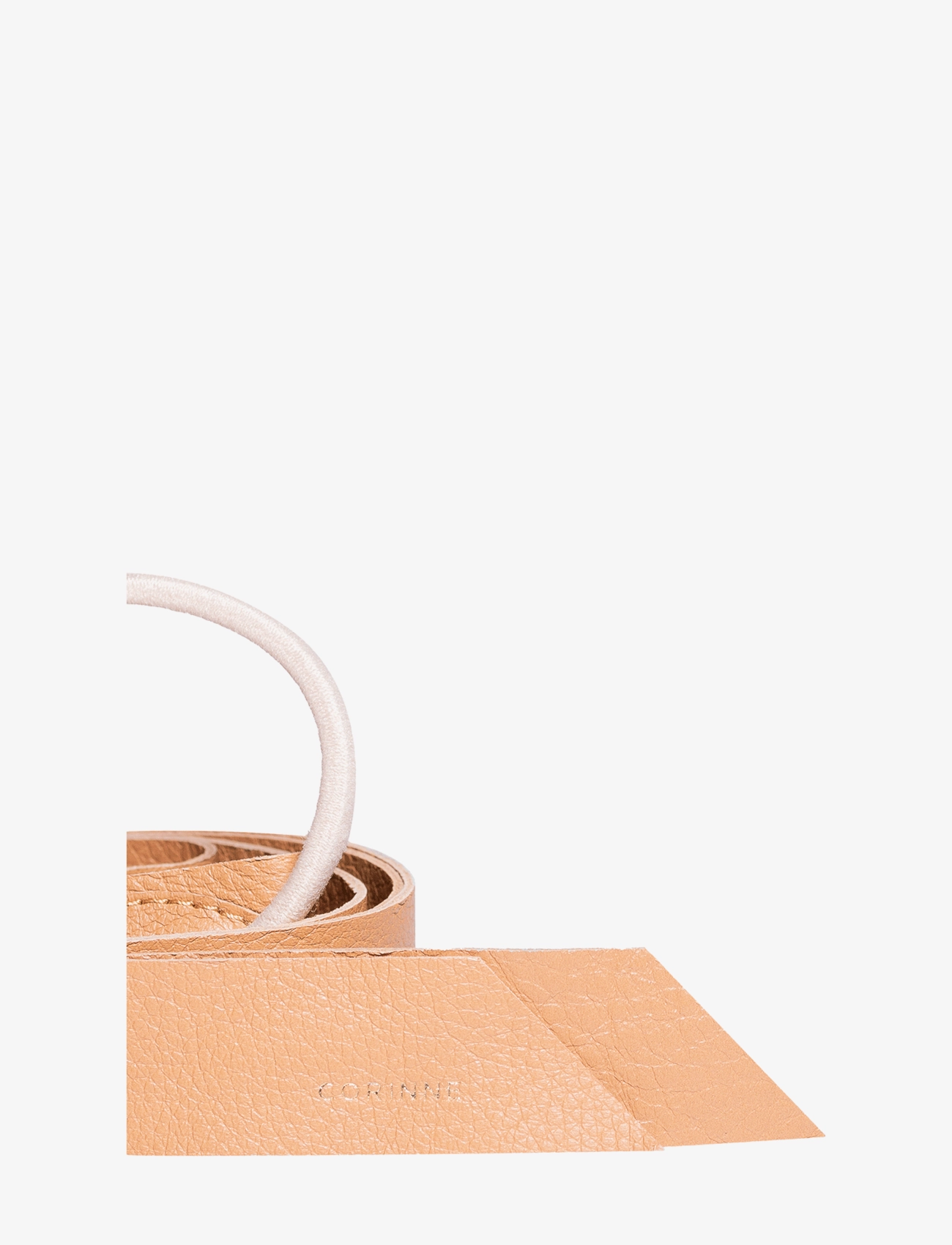 Corinne - Leather Band Long - laveste priser - camel - 2