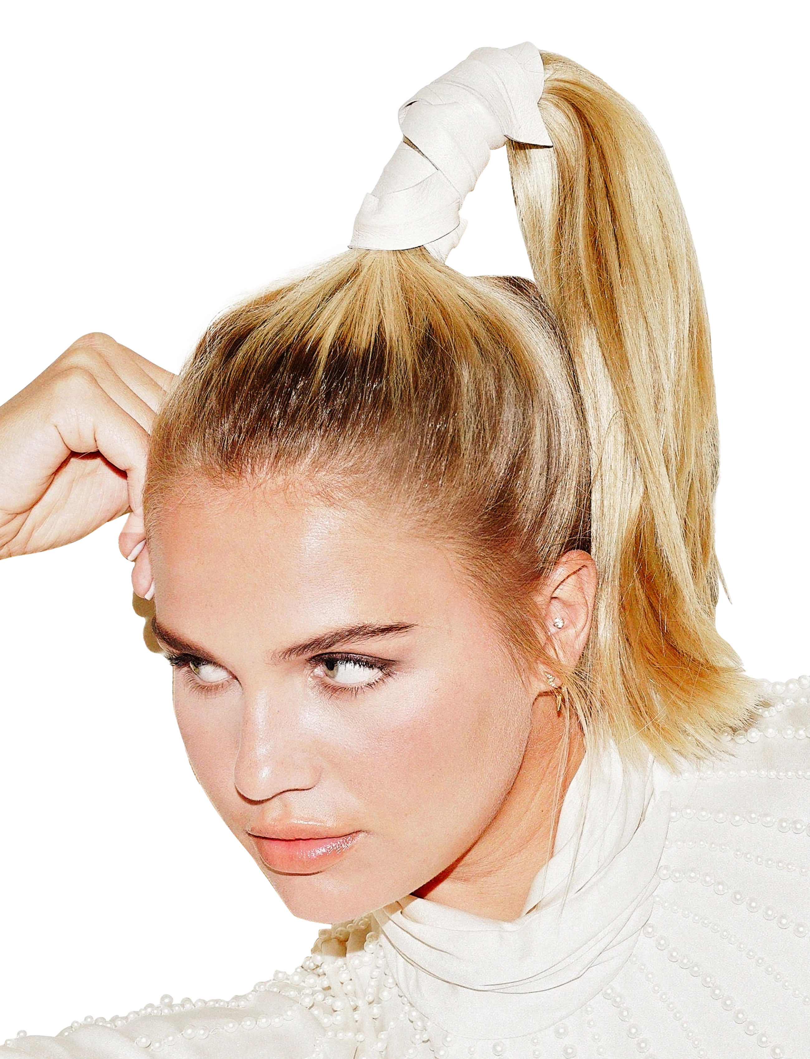 Corinne - Leather Band Long Bendable - cognac - 2