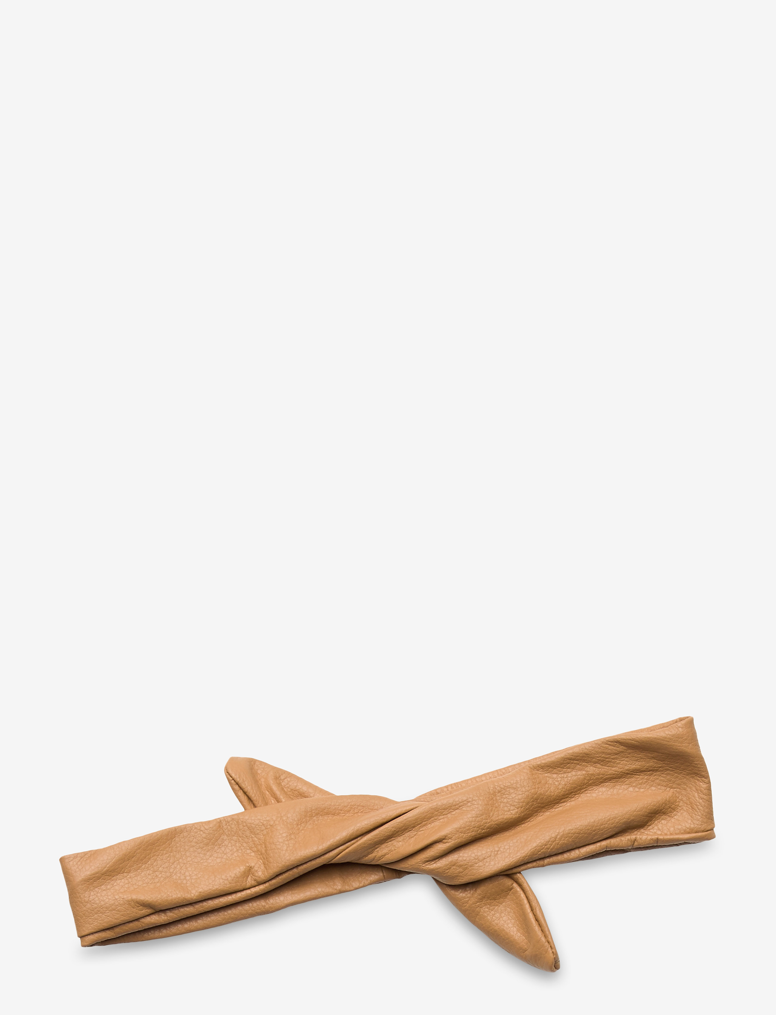 Corinne Leather Hairband Wire - Corinne - CAMEL / brown