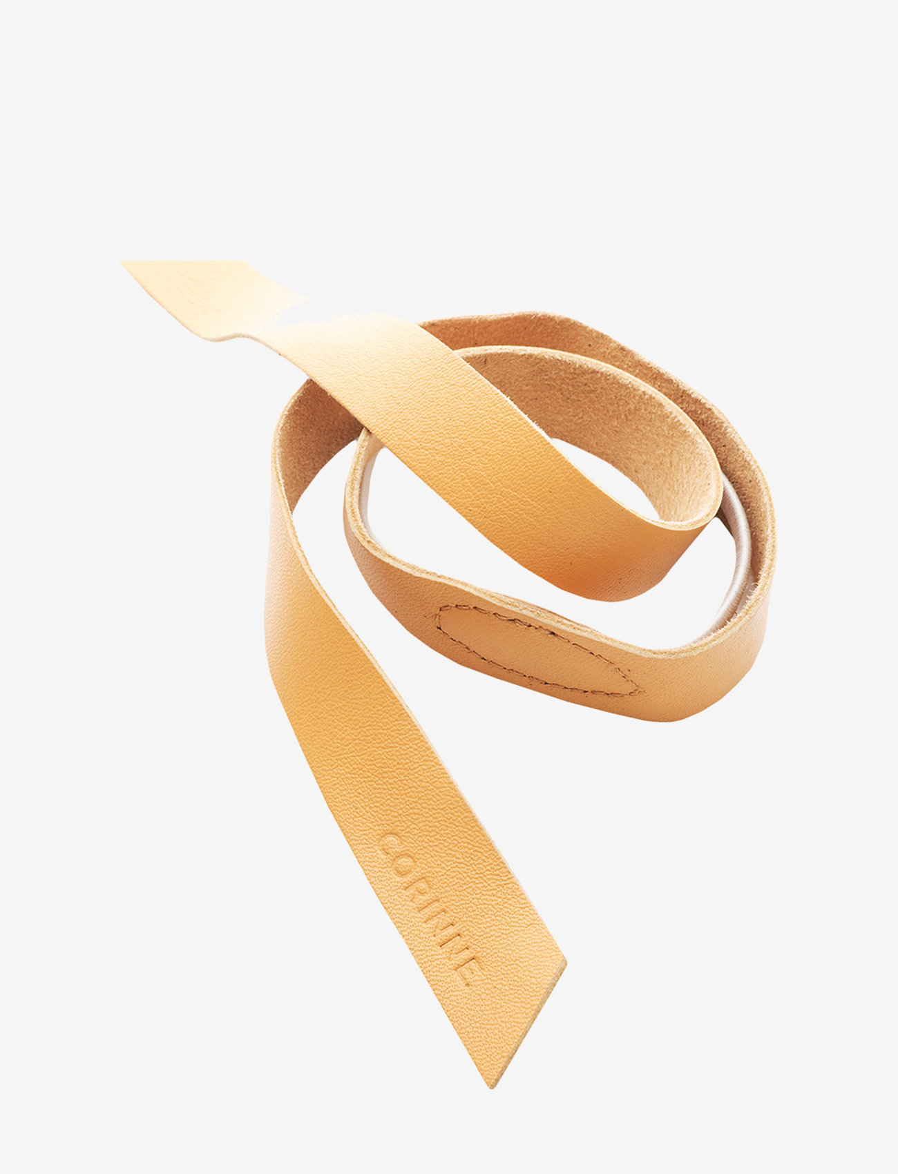 Corinne - Leather Band Short One Layer - madalaimad hinnad - yellow - 0