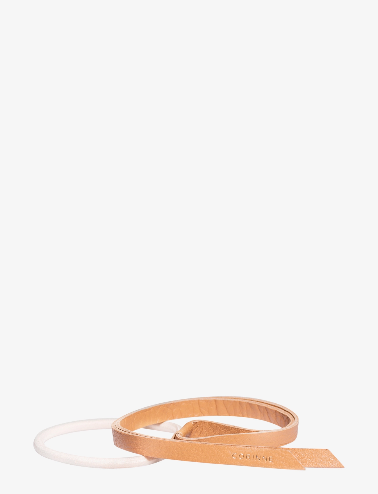 Corinne Leather Band Short Narrow - Corinne - CAMEL / brown