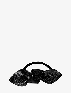 Leather Bow Small Hair Tie, Corinne