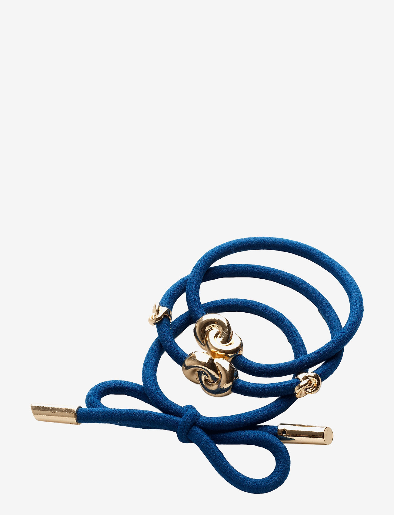 Corinne Hair Tie Metal (3 pcs) - Håraccessoarer - FRENCH BLUE / undefined