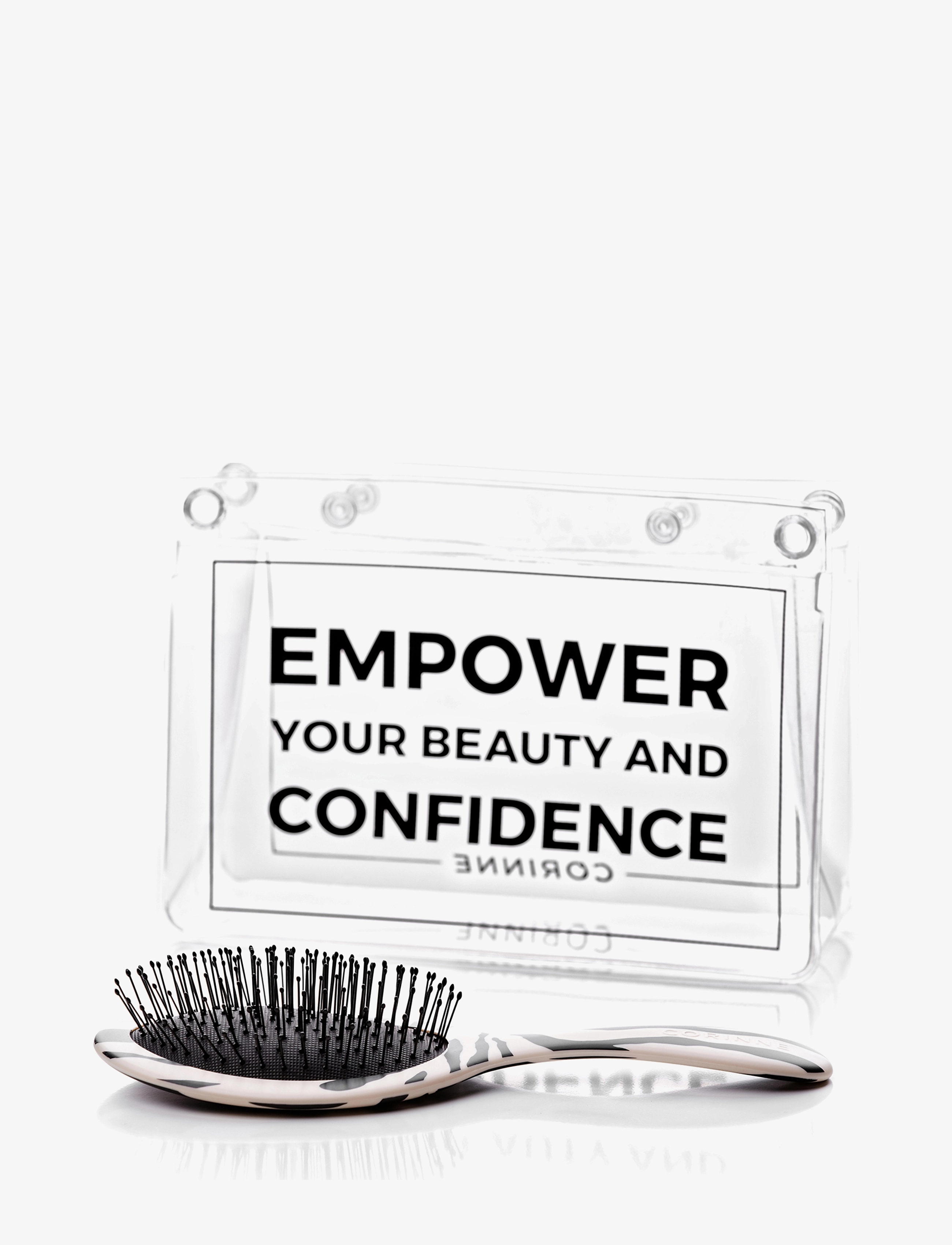 Corinne - Classic Brush "Wet" Standard - alhaisimmat hinnat - zebra - 1