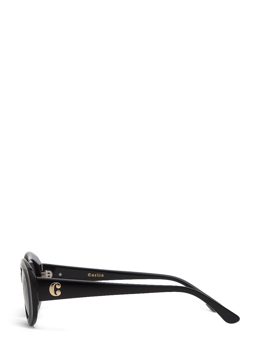 Corlin Eyewear - Carpi - cateye solbriller - carpi black black - 2