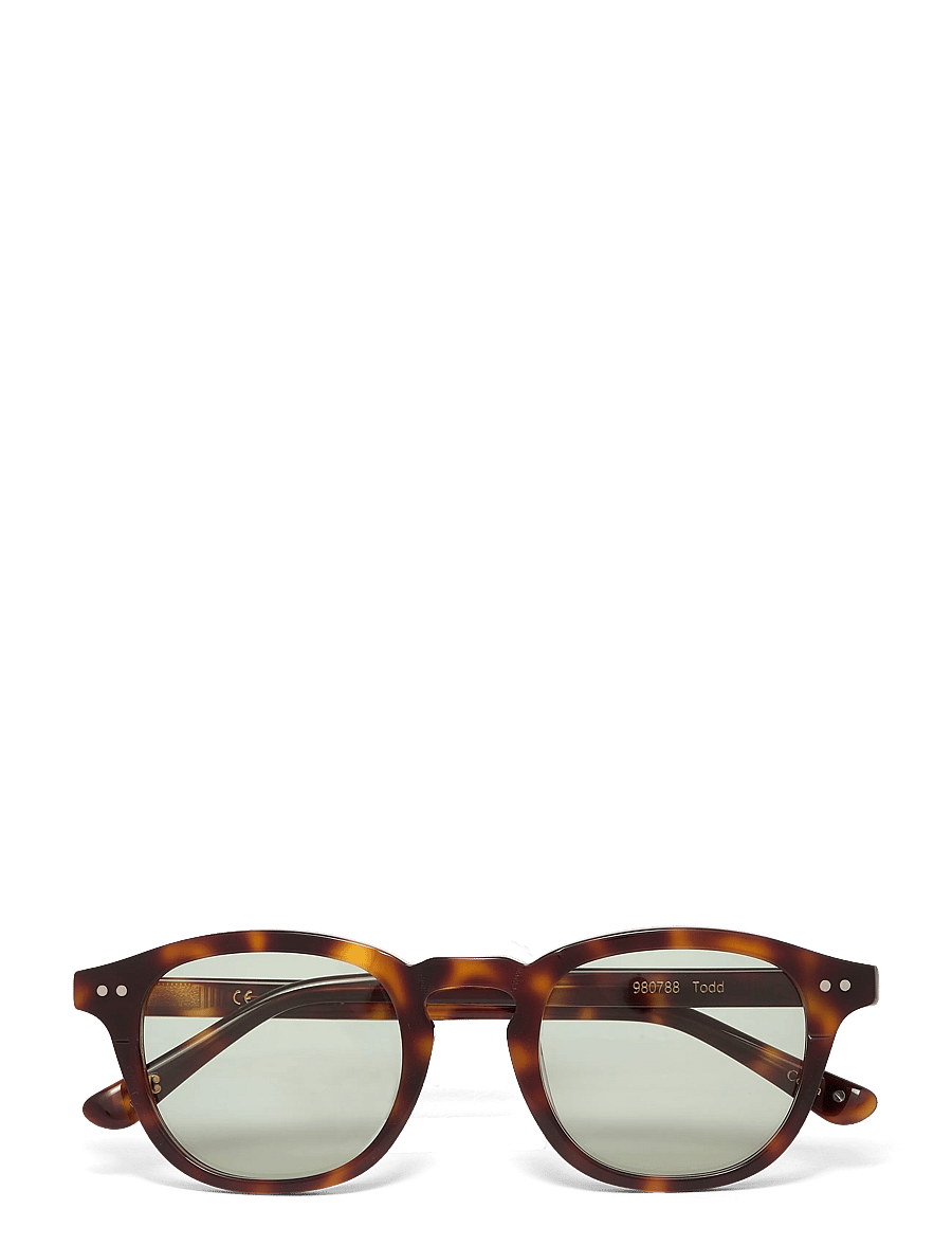 Corlin Eyewear - Todd Green - apvalūs rėmeliai - tortoise - 0