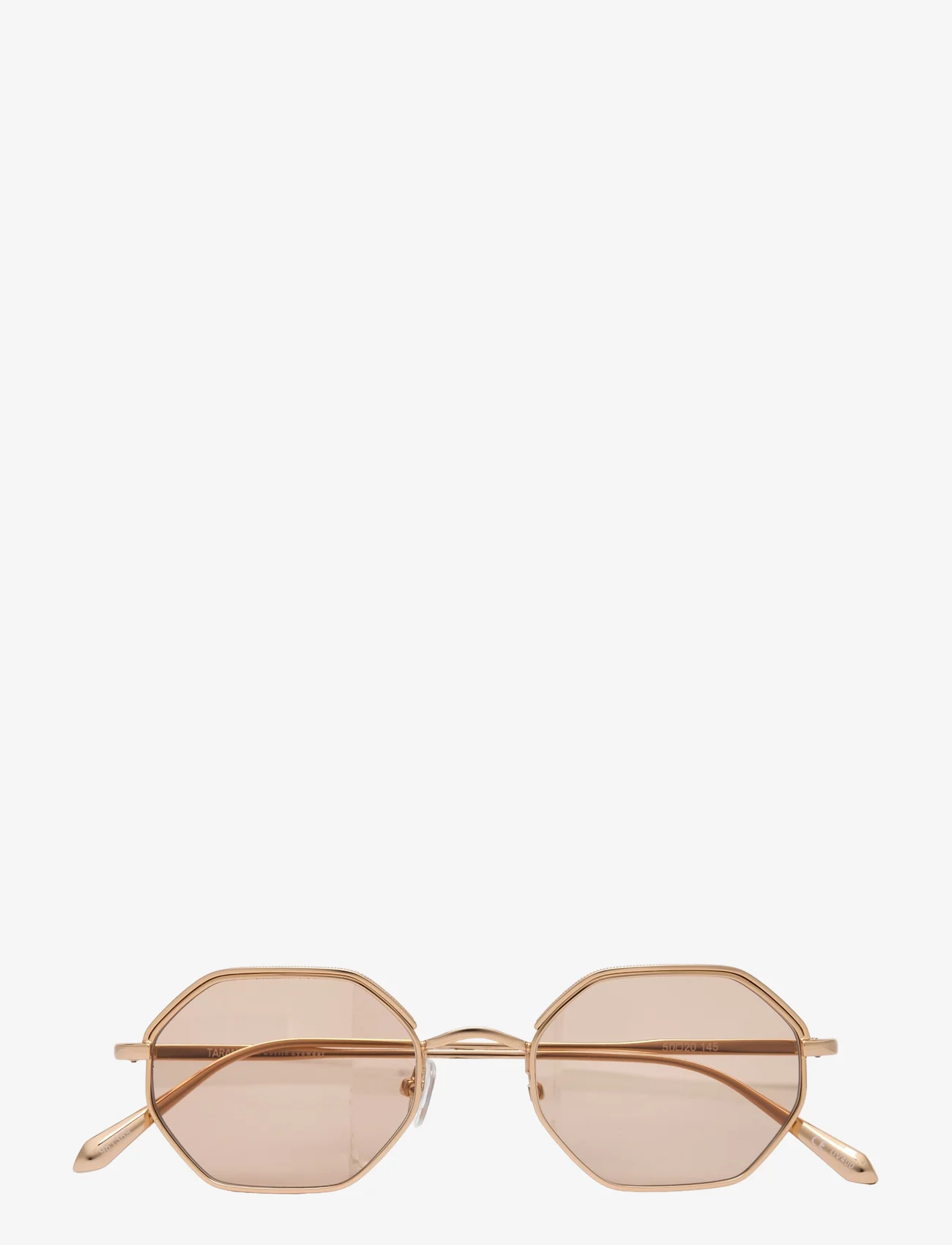 Corlin Eyewear - Sunrise Cinnamon - runde solbriller - gold - 0
