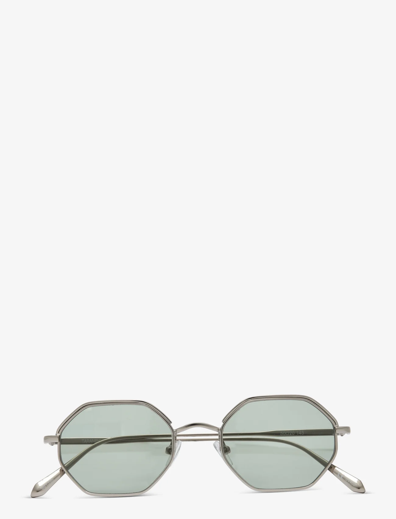 Corlin Eyewear - Sunrise Green - round frame - silver - 0