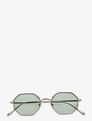 Corlin Eyewear - Sunrise Green - pyöreät aurinkolasit - silver - 0