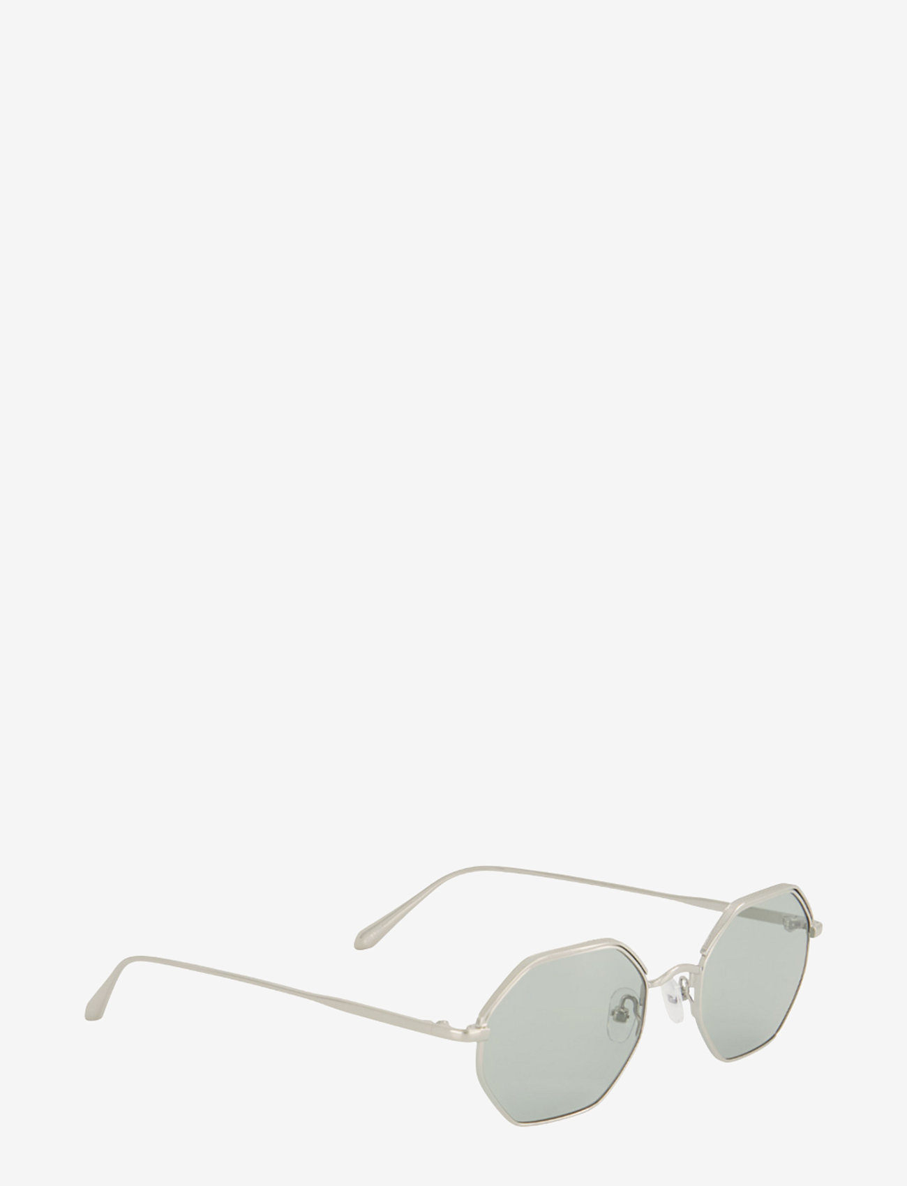 Corlin Eyewear - Sunrise Green - round frame - silver - 2