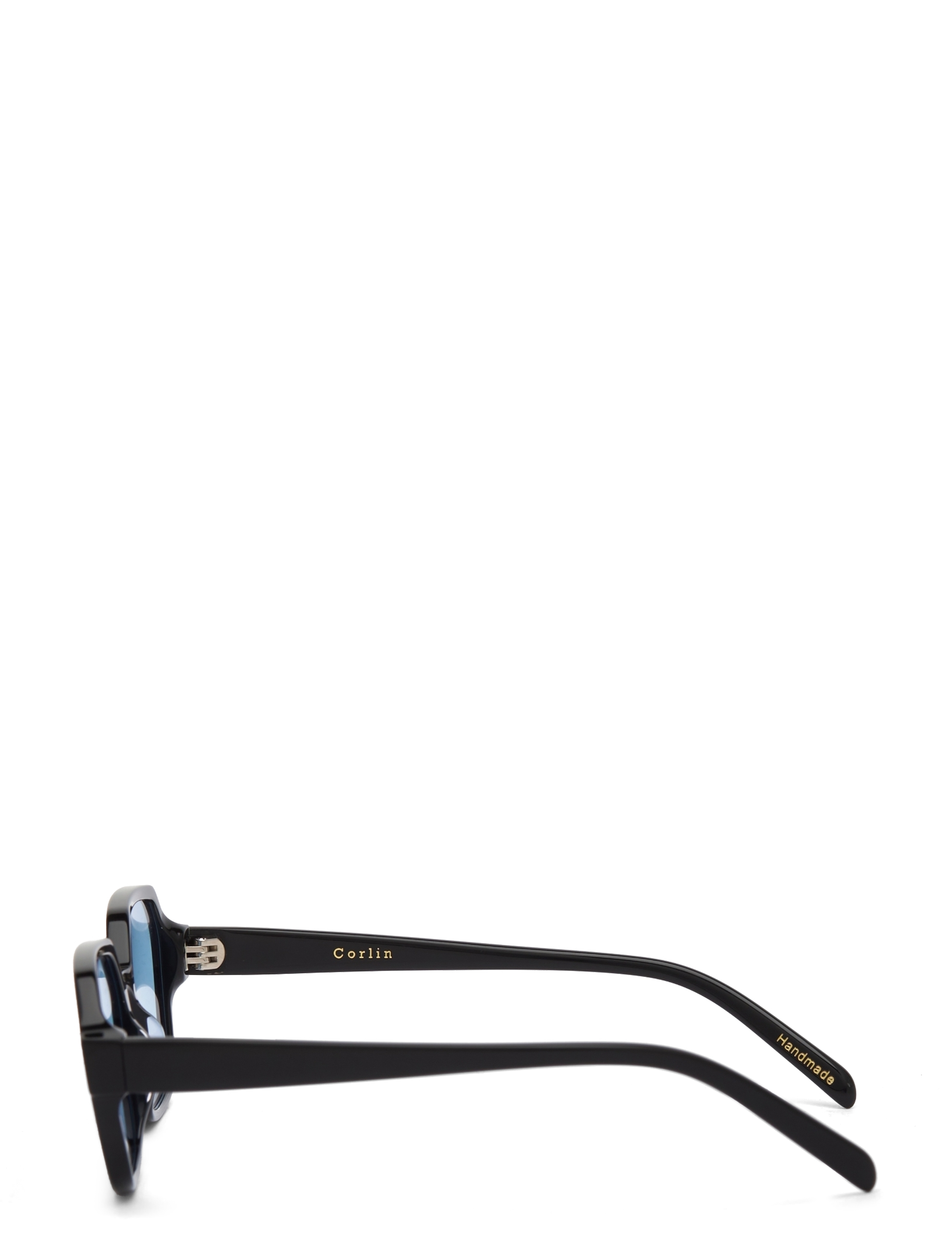 Corlin Eyewear - Alex - okulary przeciwsłoneczne prostokątne - alex black blue - 2