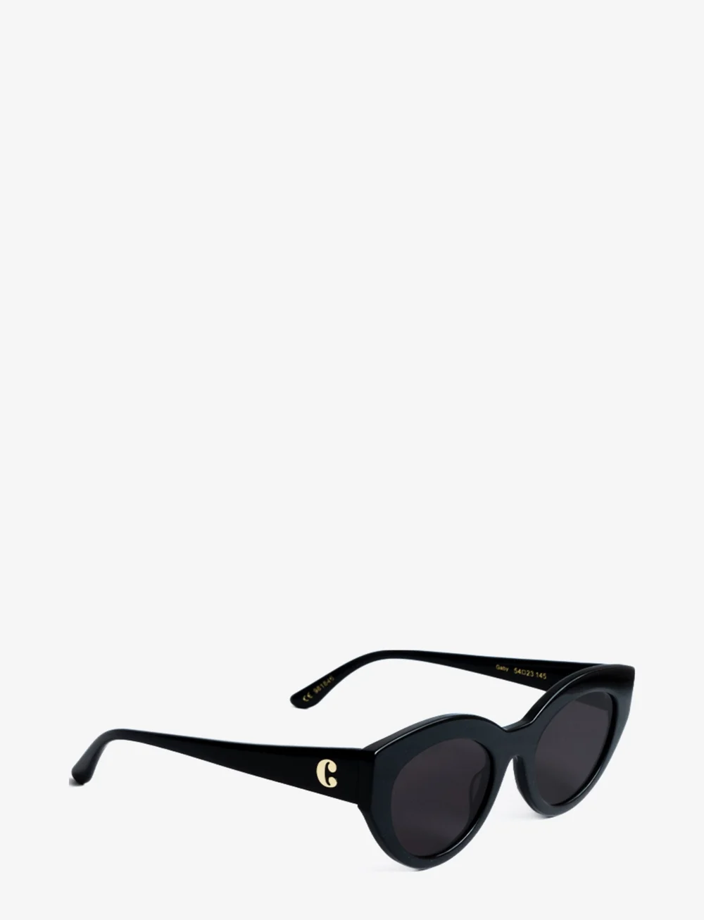 Corlin Eyewear - Gaby - cateye solbriller - gaby black black - 1