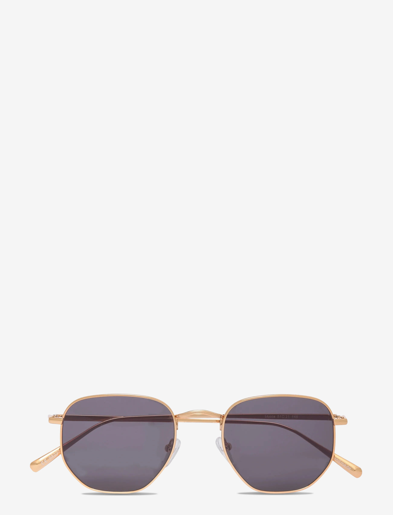 Corlin Eyewear - Lucca Gold Black - round frame - gold - 0