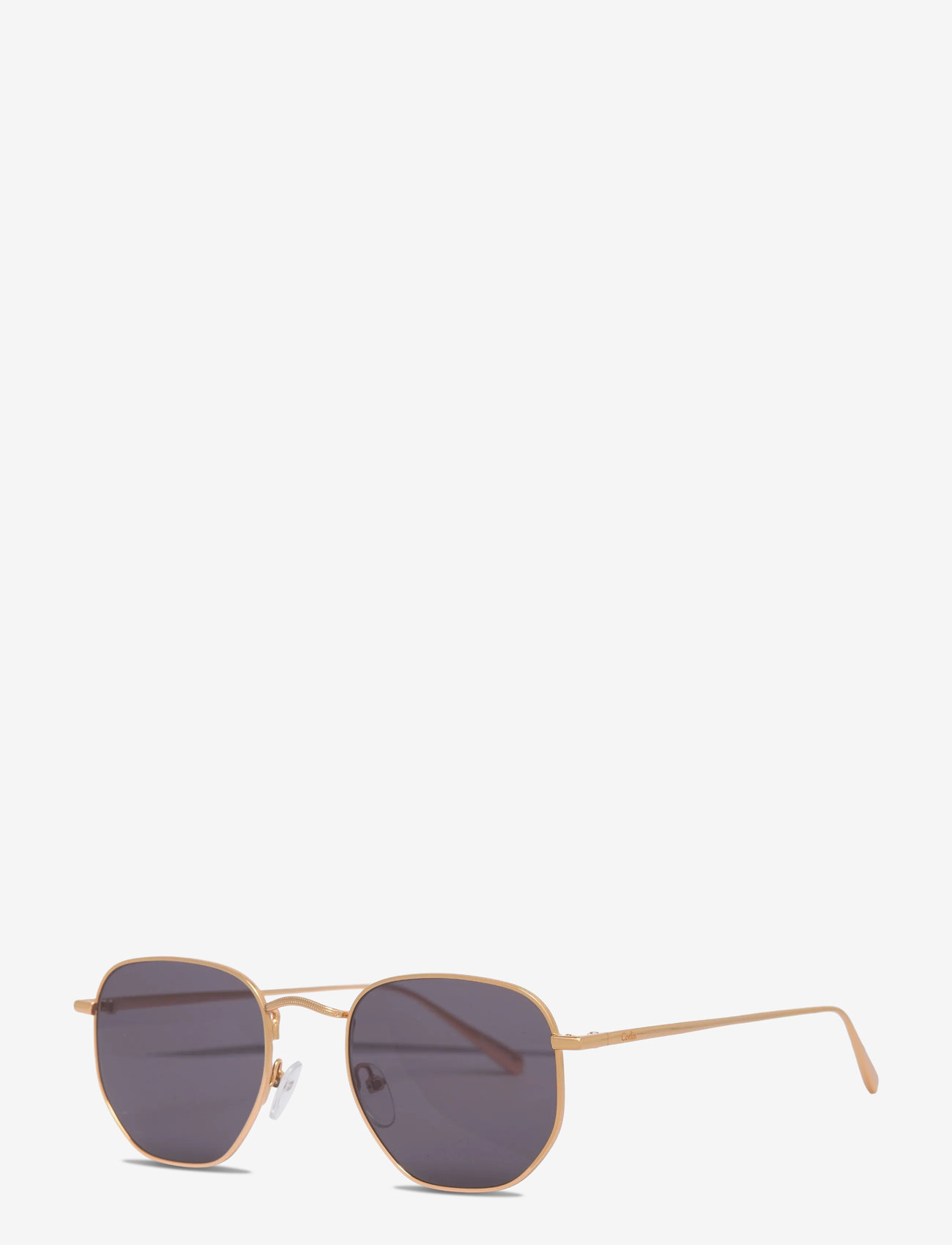 Corlin Eyewear - Lucca Gold Black - round frame - gold - 1