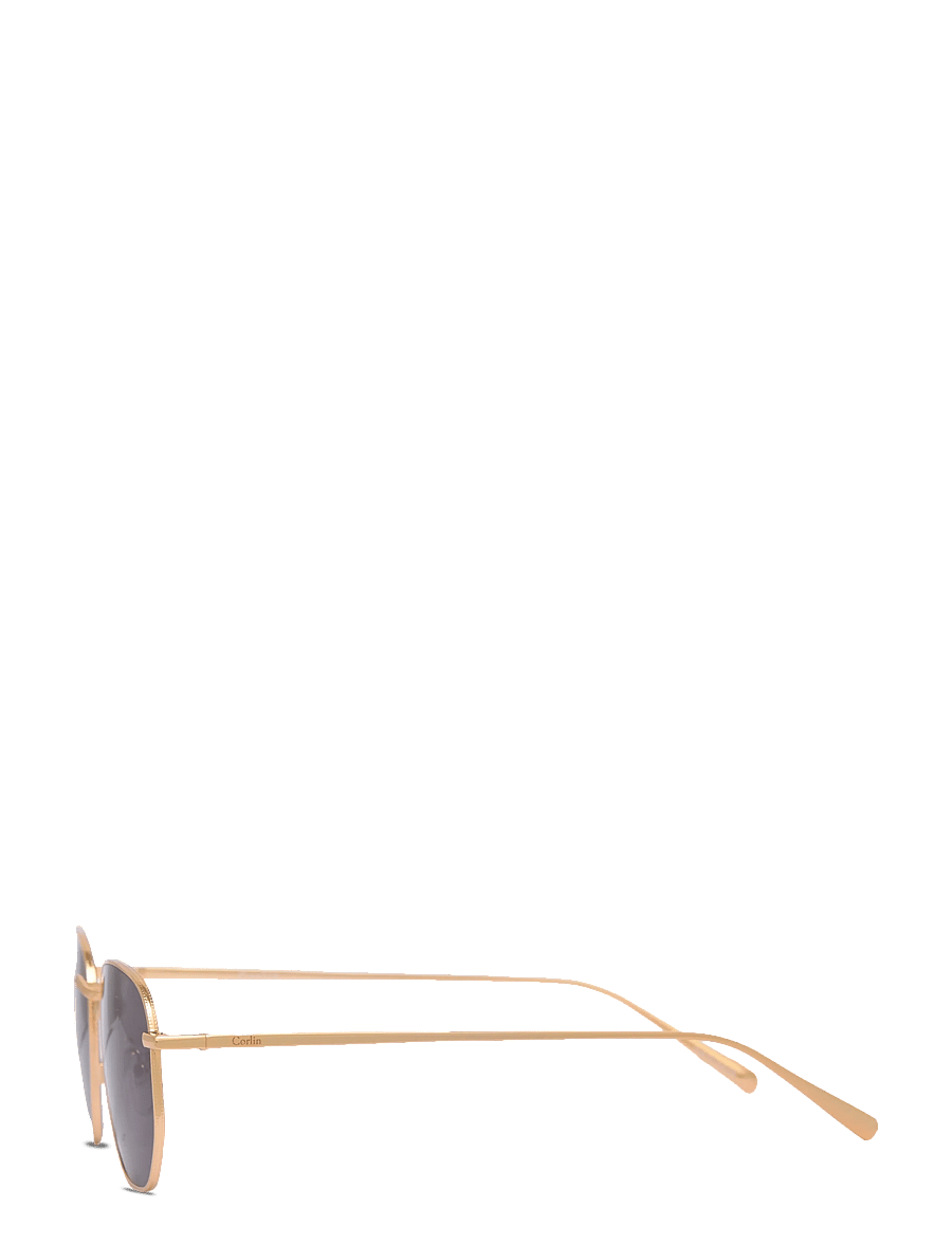 Corlin Eyewear - Lucca Gold Black - rund form - gold - 2