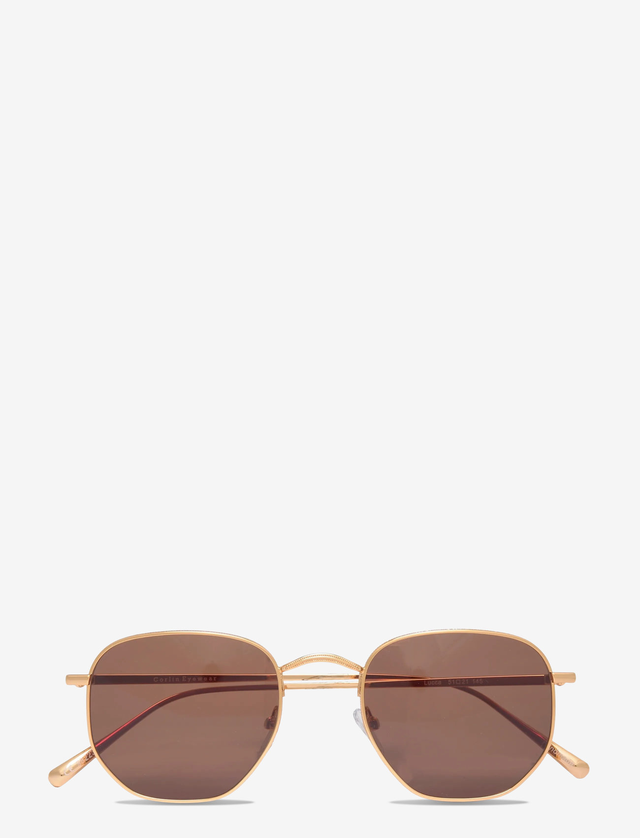 Corlin Eyewear - Lucca Gold Brown - runde form - gold - 0