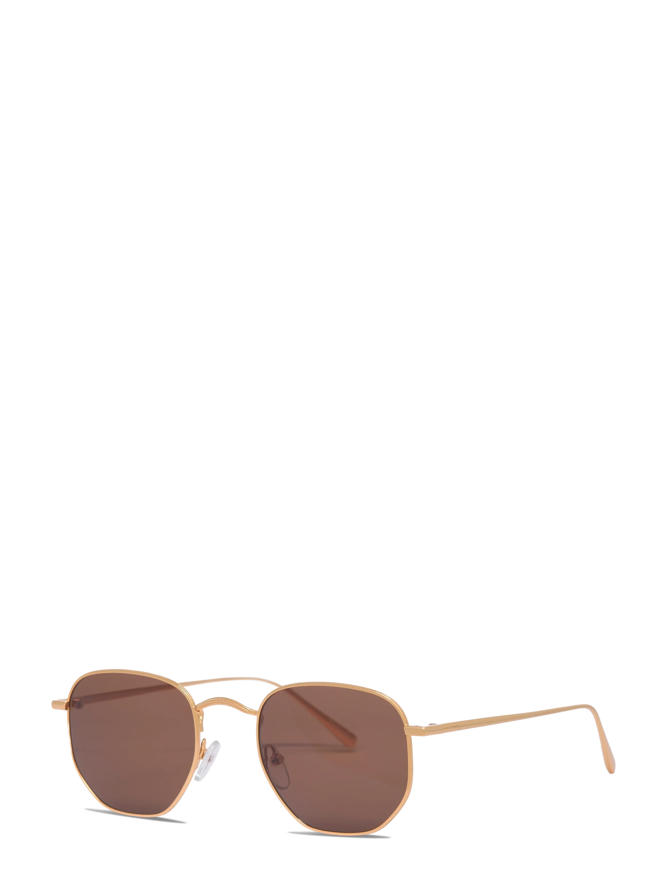 Corlin Eyewear - Lucca Gold Brown - Ümmarguse raamiga - gold - 1