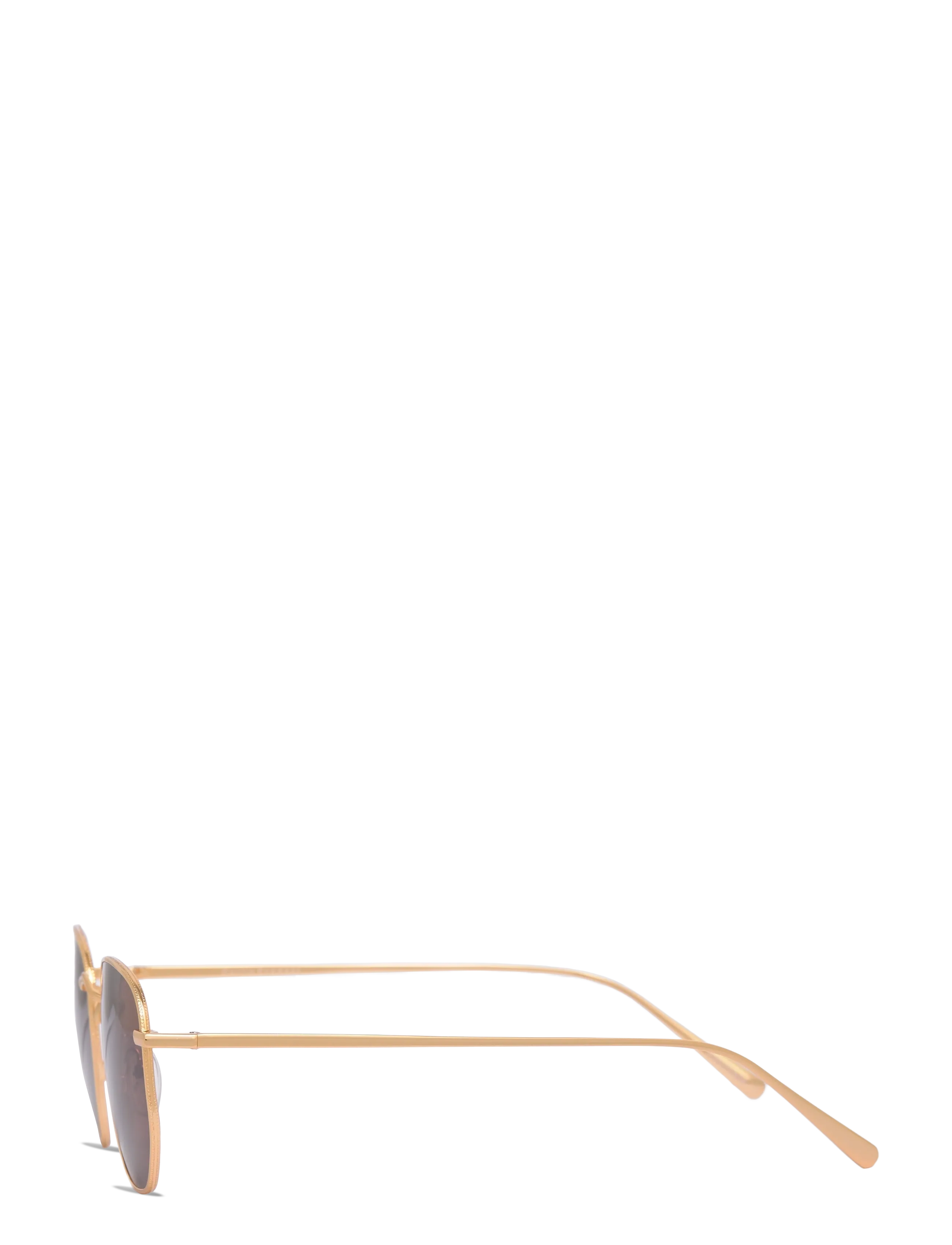 Corlin Eyewear - Lucca Gold Brown - pyöreät aurinkolasit - gold - 2