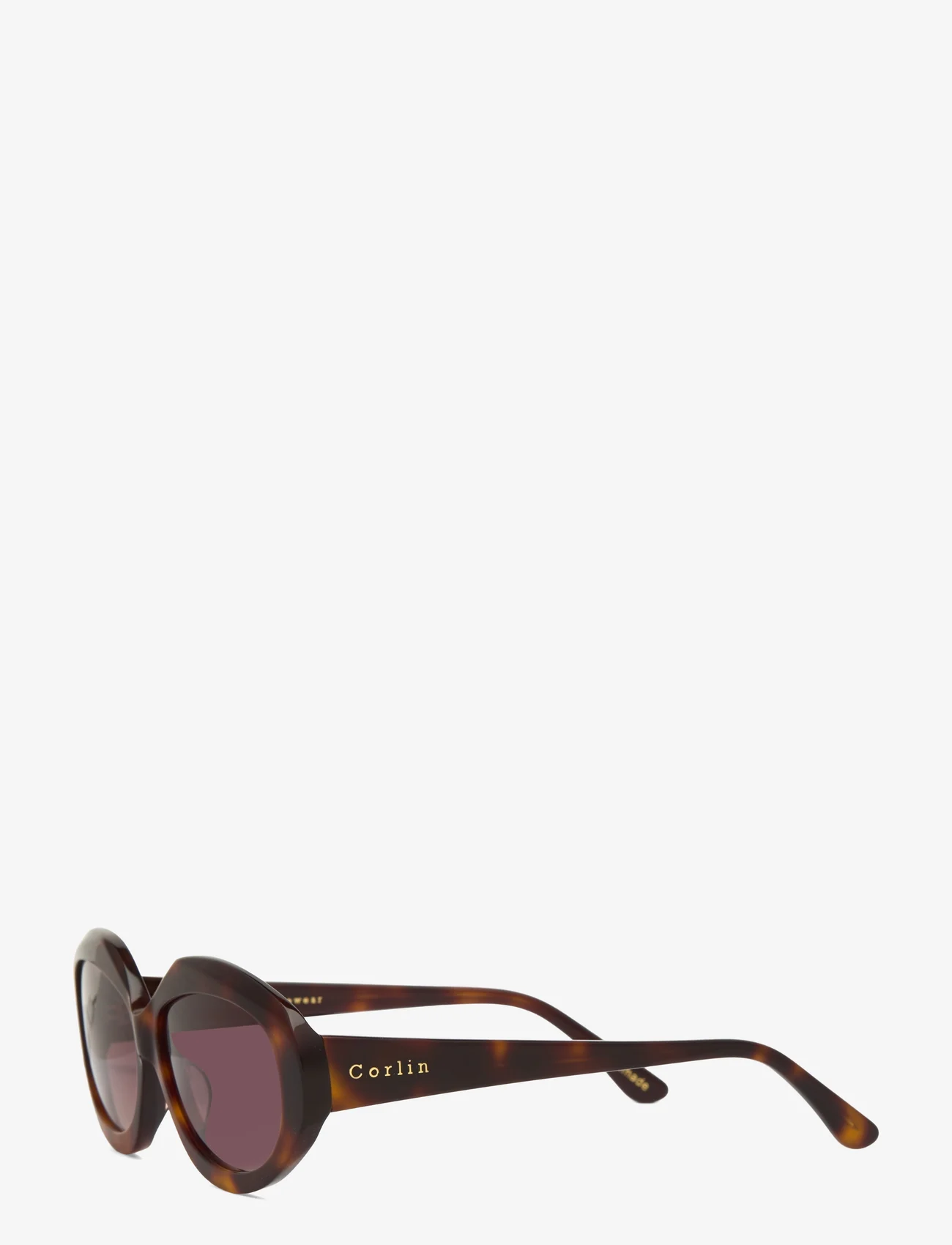 Corlin Eyewear - Kate - okulary przeciwsłoneczne okrągłe - tortoise - 1