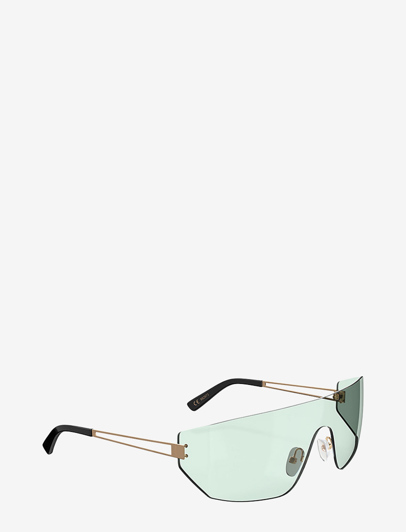 Corlin Eyewear - Goodfella Gold Green - okulary przeciwsłoneczne prostokątne - green - 1