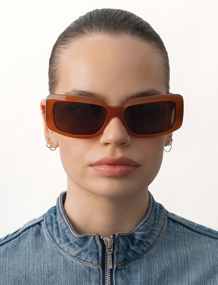 Corlin Eyewear - Alain Red Brown - eckiger rahmen - brown - 0