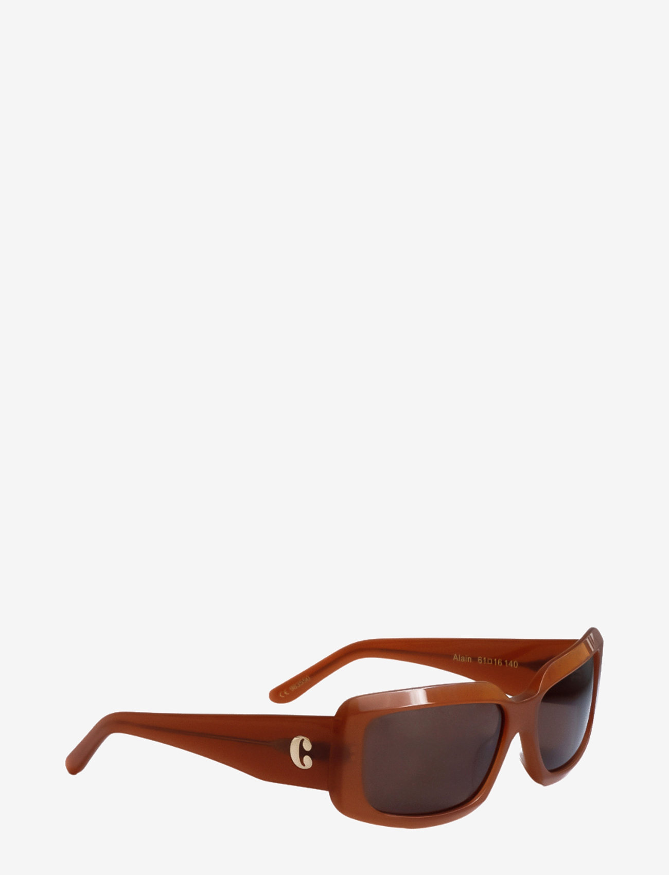 Corlin Eyewear - Alain Red Brown - fyrkantiga - brown - 1