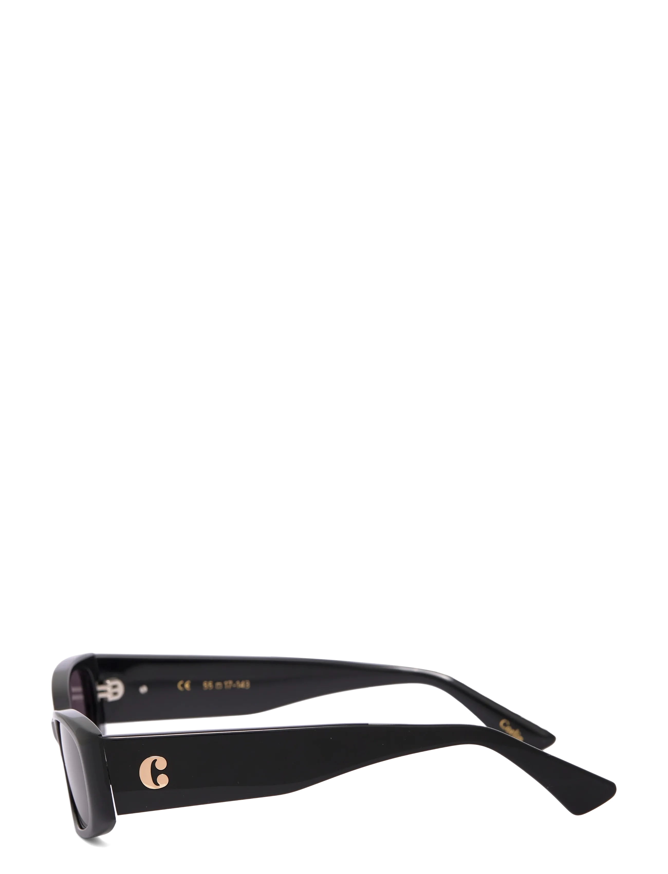 Corlin Eyewear - Romy Black Black - fyrkantiga - black - 2