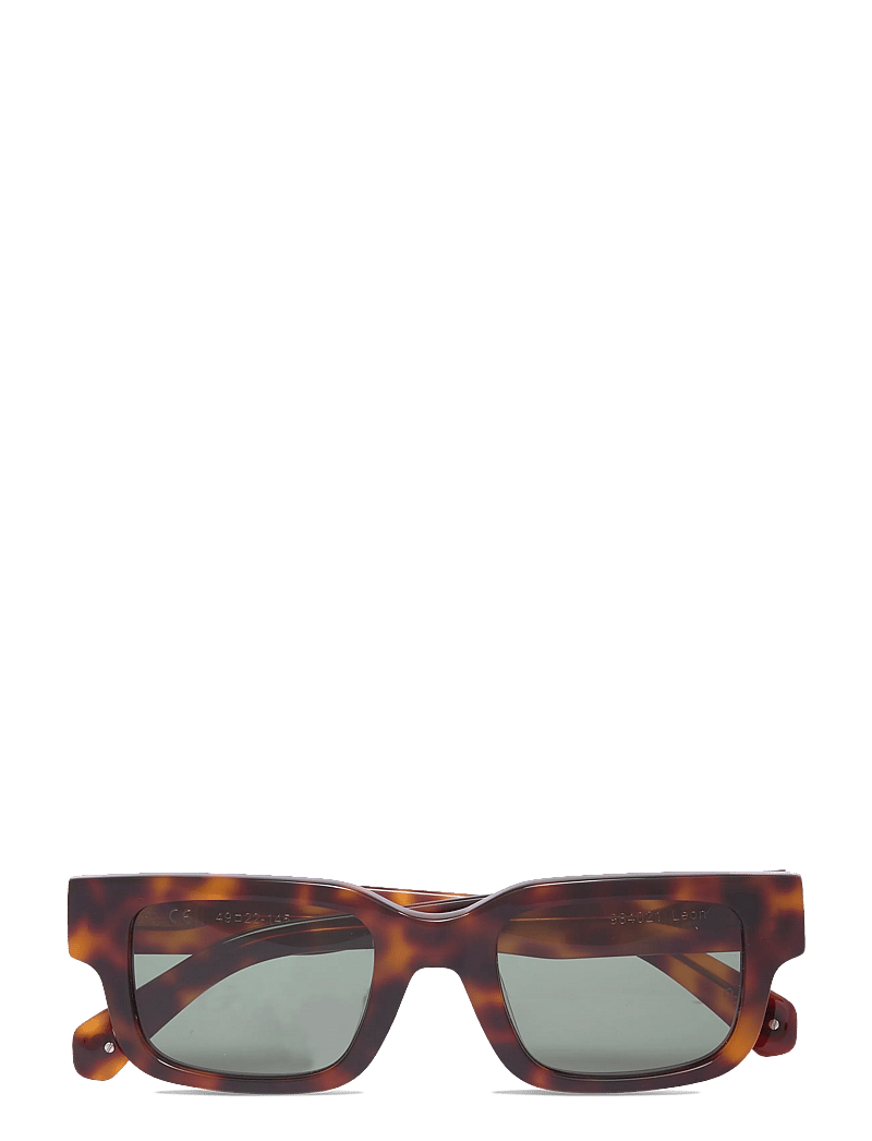 Corlin Eyewear - Leon tortoise green - okulary przeciwsłoneczne prostokątne - tortoise - 0