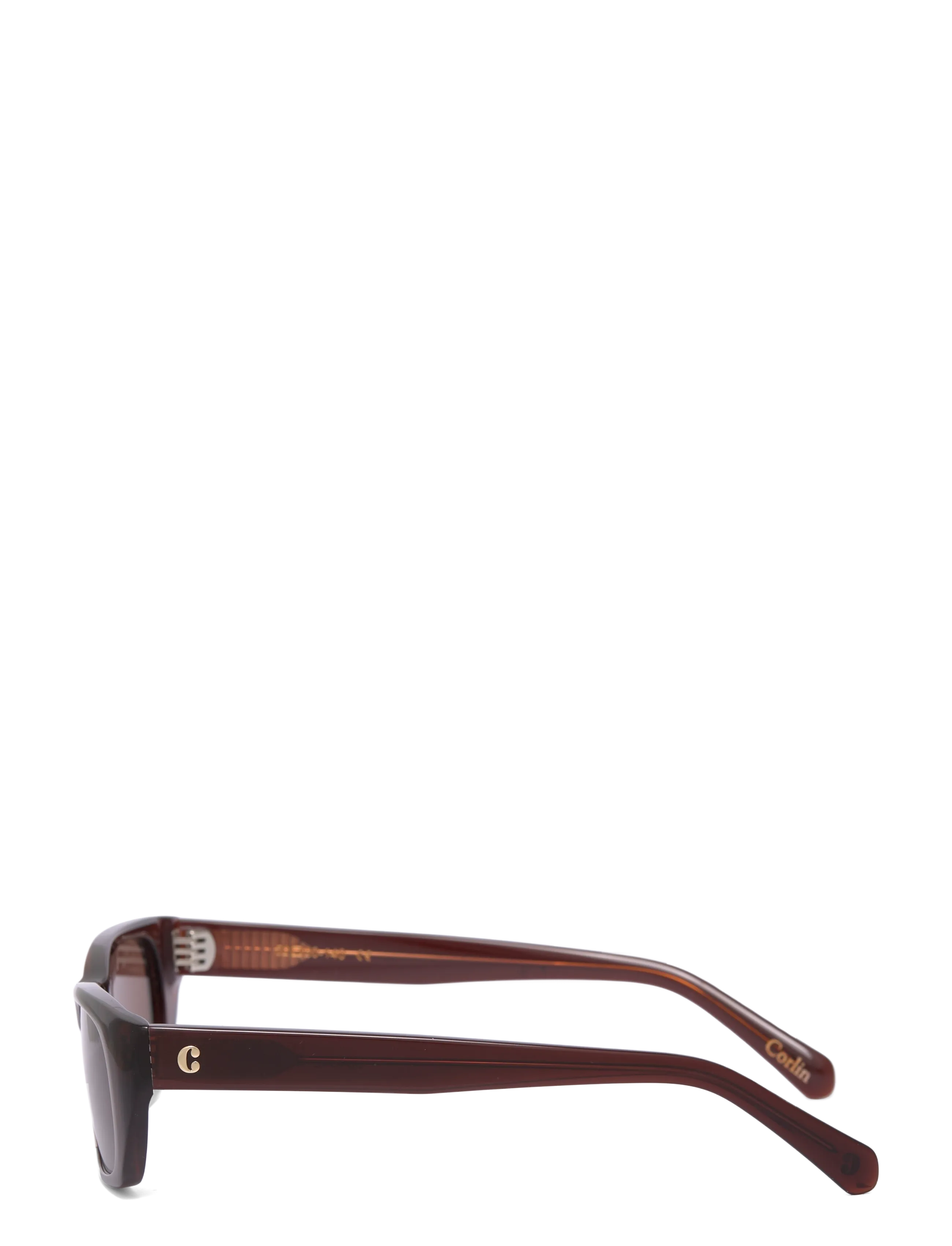 Corlin Eyewear - Marcel Brown Brown - d-shaped solbriller - brown - 3