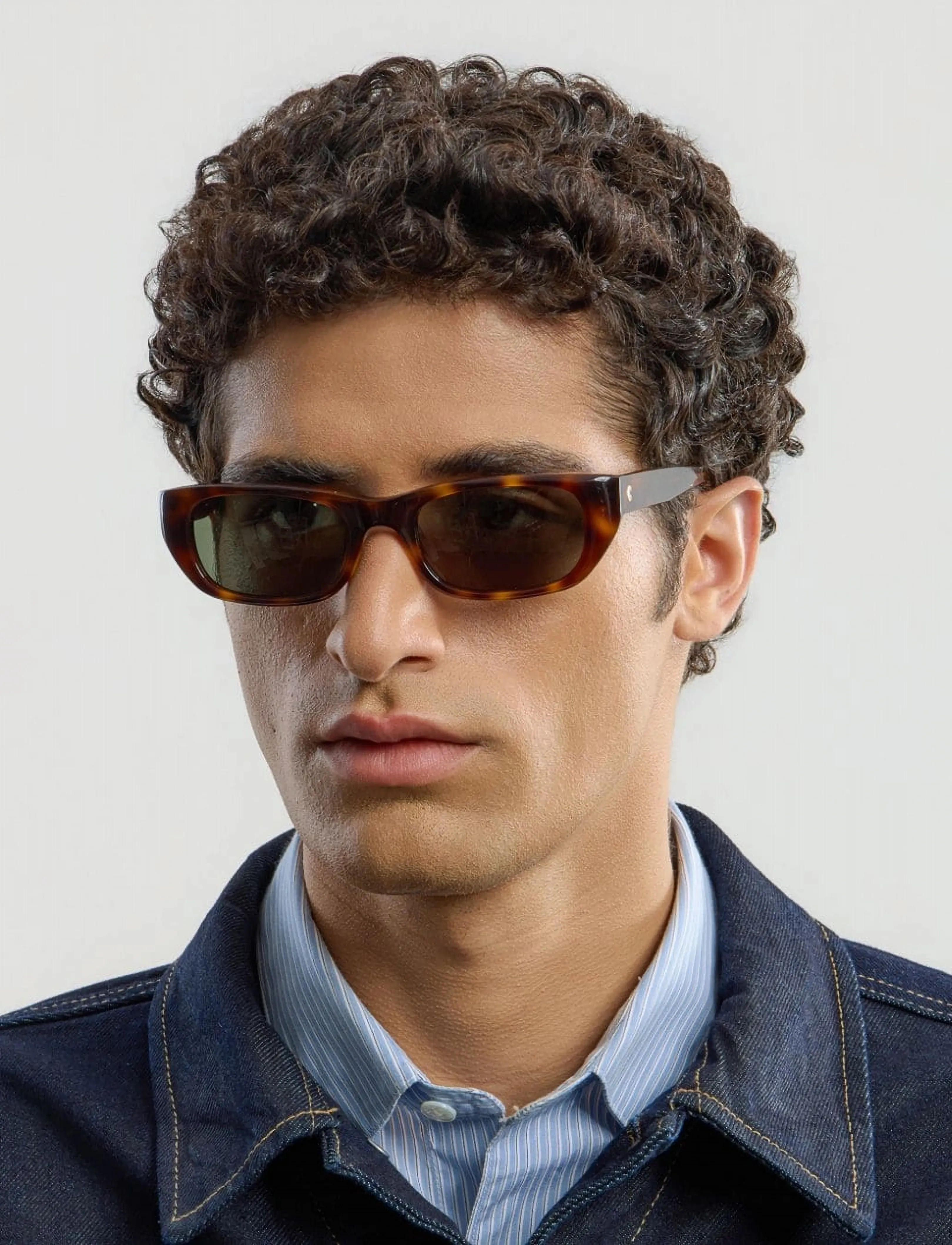 Corlin Eyewear - Marcel Tortoise Green - d-shaped solbriller - tortoise - 4