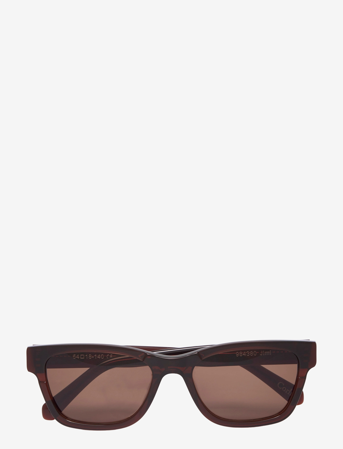 Corlin Eyewear - Jimi Brown Brown - d-shaped solbriller - brown - 0
