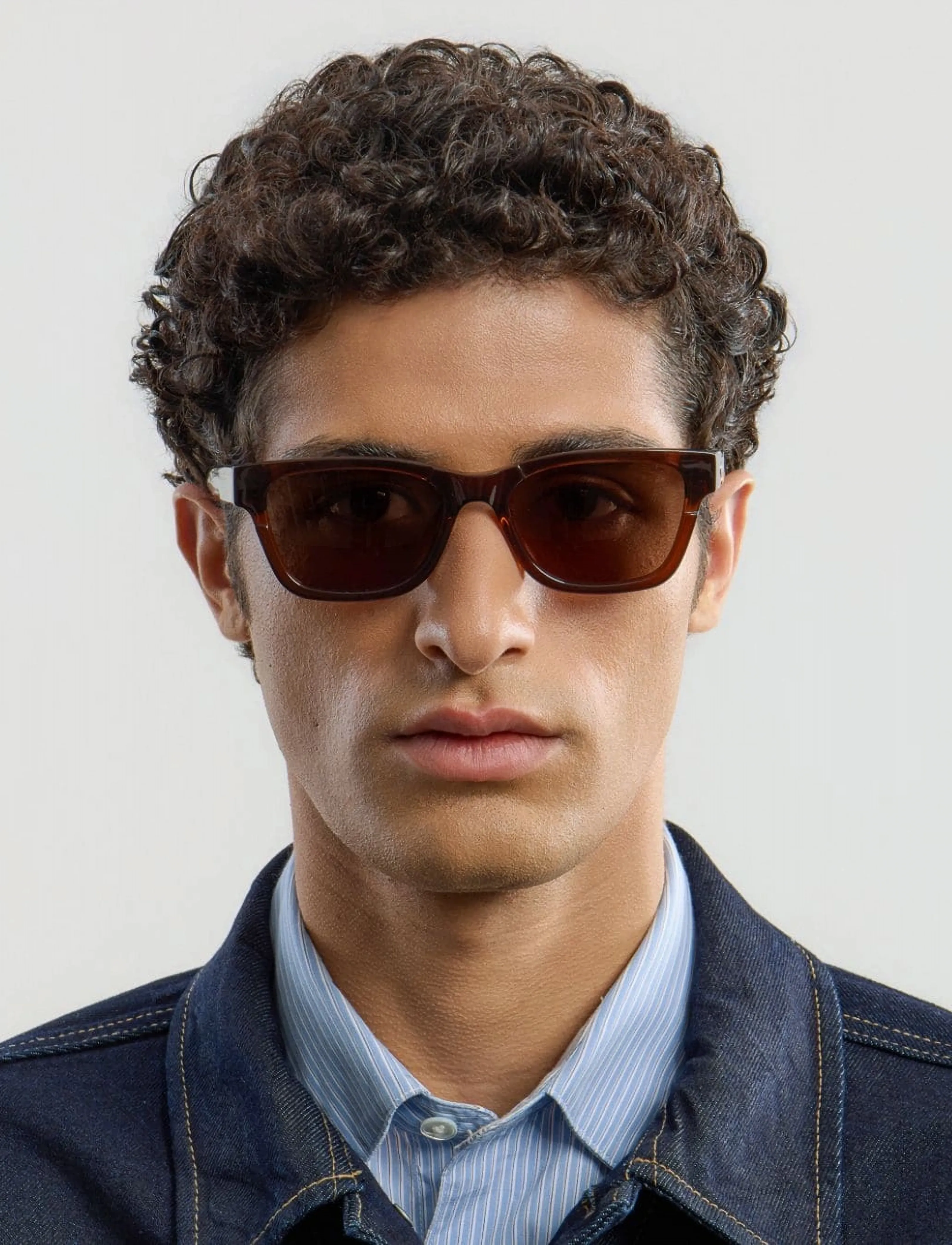 Corlin Eyewear Jimi Brown Brown, One Size, Brown, Solbriller > Wayfarer-Solbriller Med D-Stel, Dame
