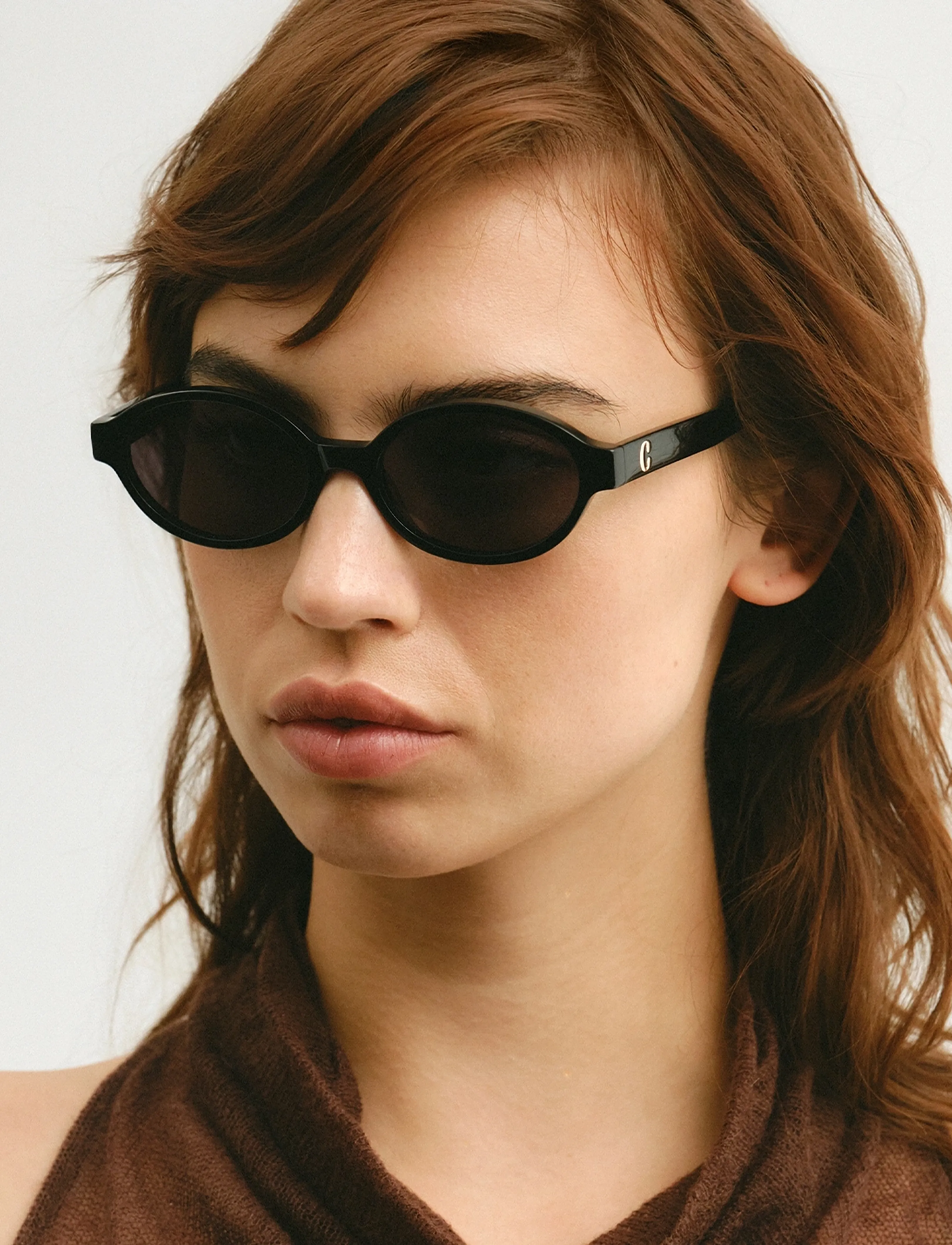Corlin Eyewear - Selma Black Black - rund form - black - 5