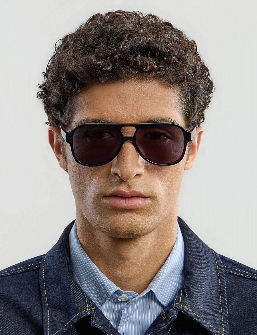 Corlin Eyewear - Gelo Black Black - aviaatori päikeseprillid - black - 0