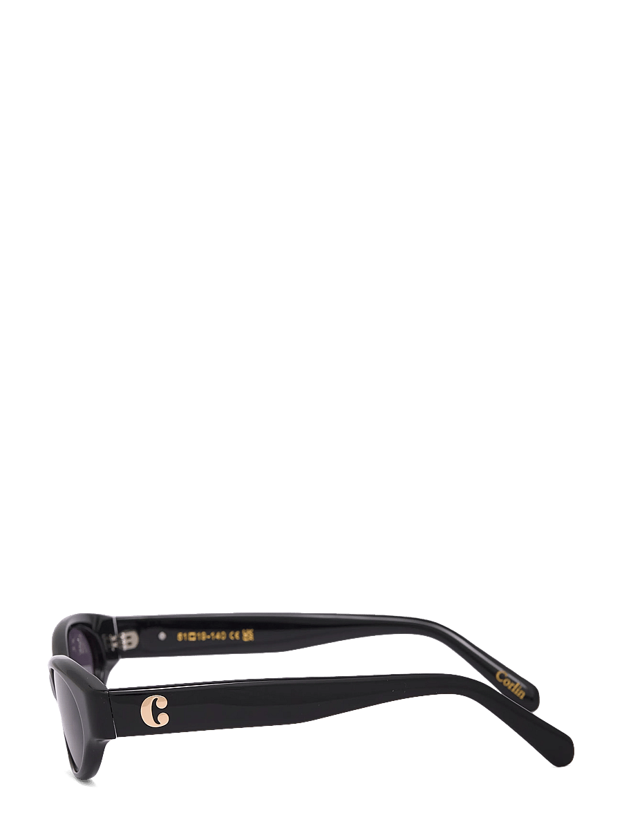 Corlin Eyewear - Alba Black Black - runder rahmen - black - 3