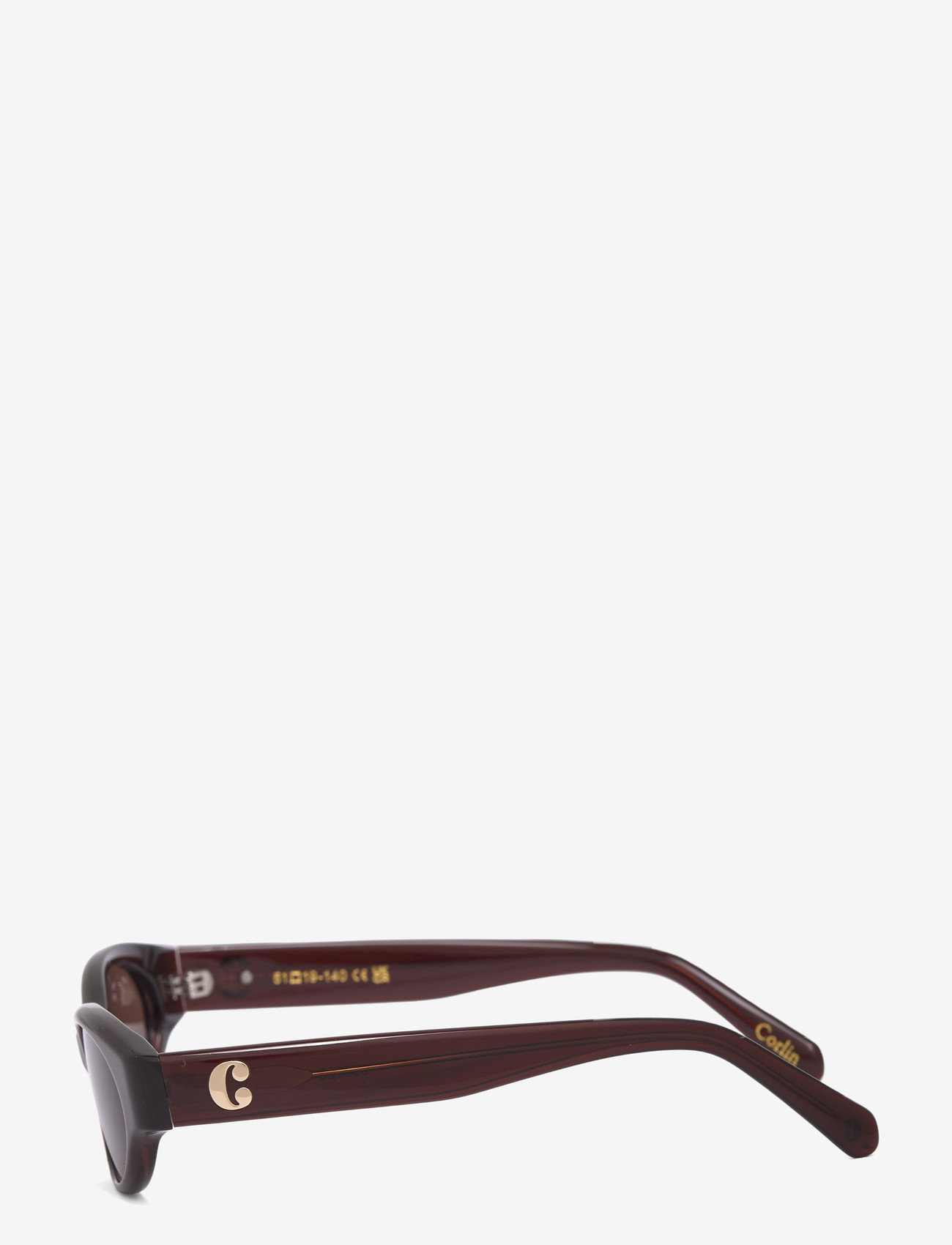 Corlin Eyewear - Alba Brown Brown - cateye solbriller - brown - 3