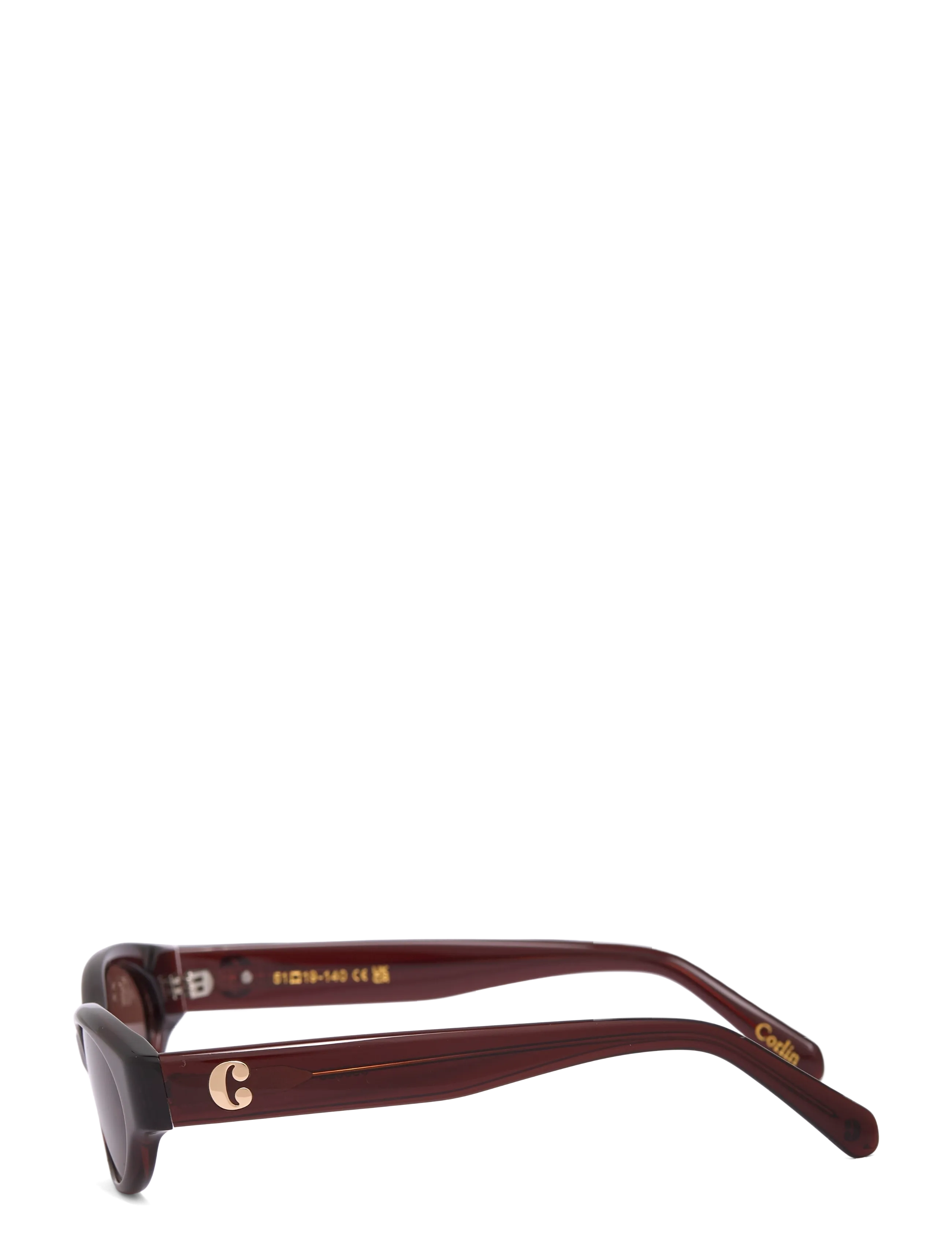 Corlin Eyewear - Alba Brown Brown - cateye solbriller - brown - 3